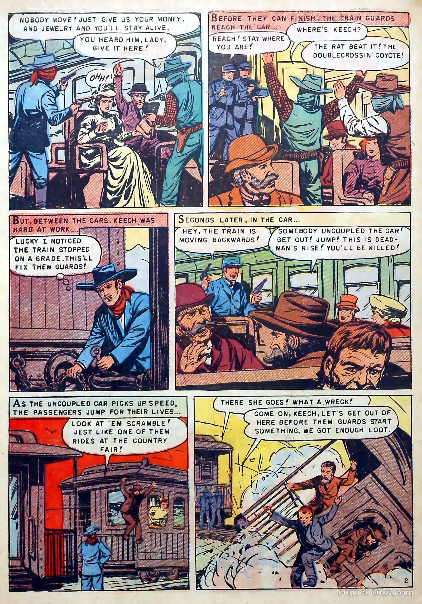Famous Western Badmen #13 (1952) — page 28 of 36