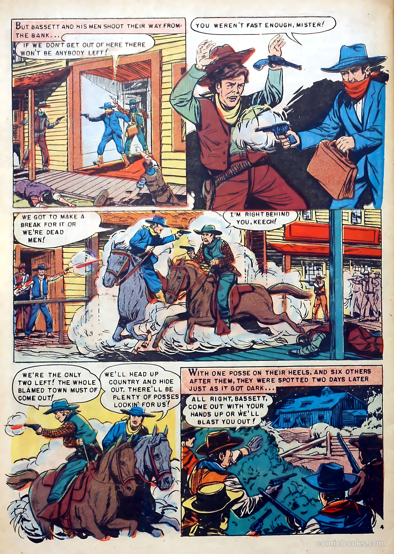 Famous Western Badmen #13 (1952) — page 30 of 36