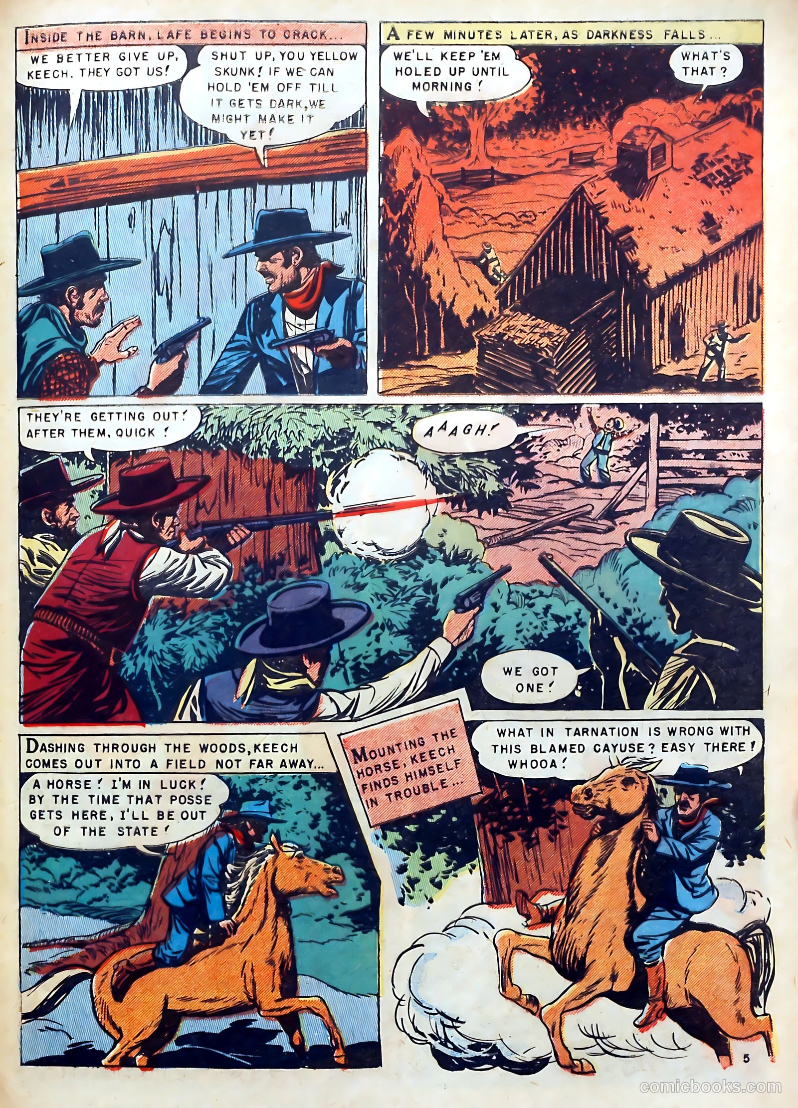 Famous Western Badmen #13 (1952) — page 31 of 36