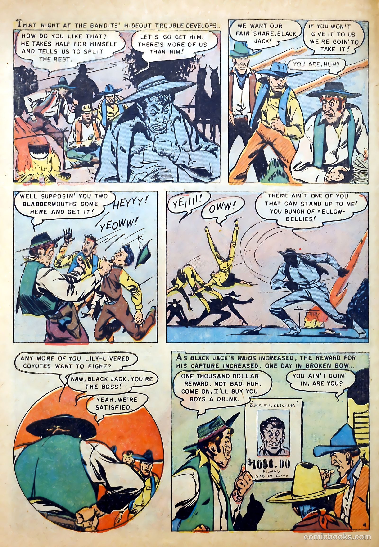 Famous Western Badmen #15 (1953) — page 6 of 36
