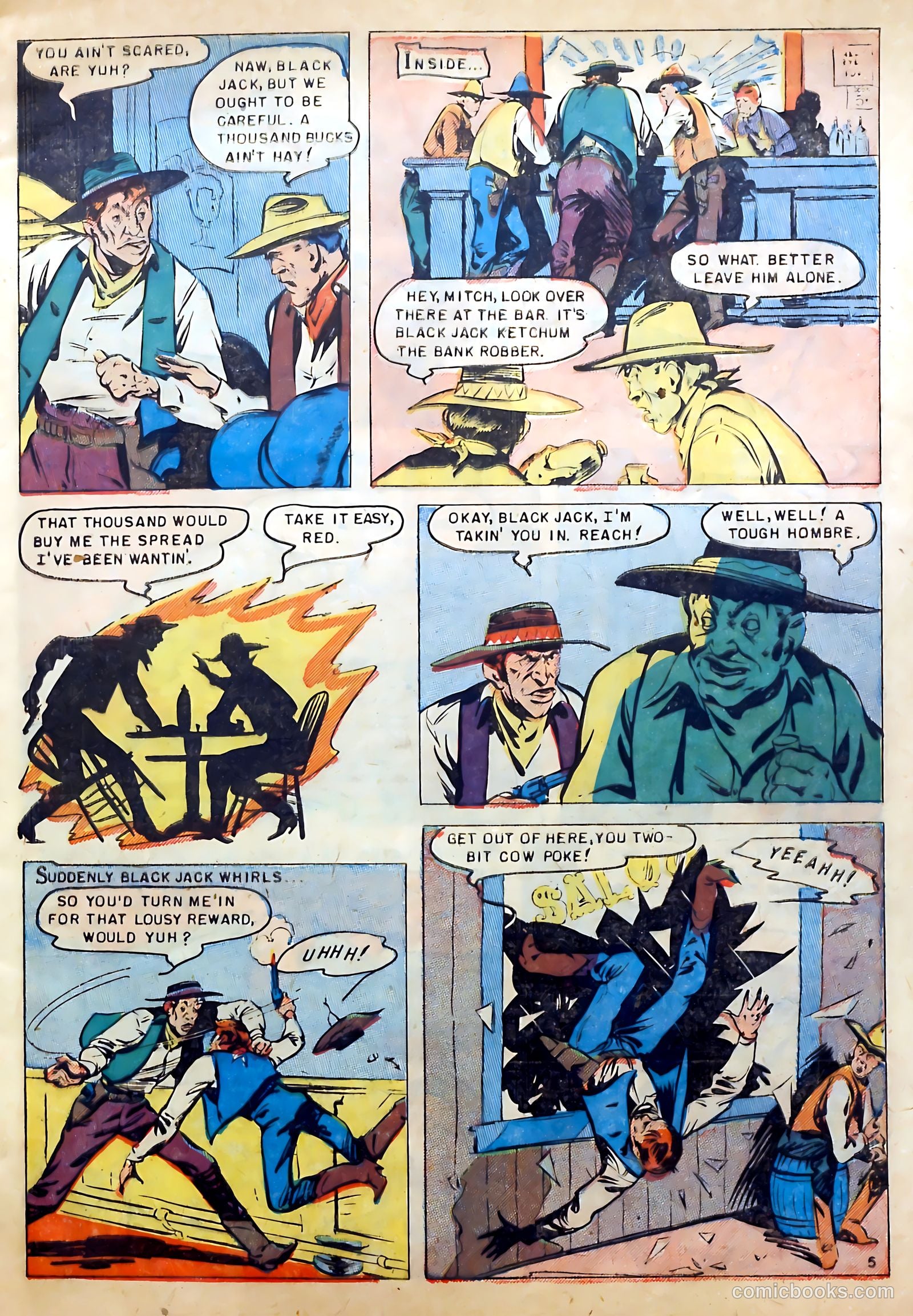 Famous Western Badmen #15 (1953) — page 7 of 36
