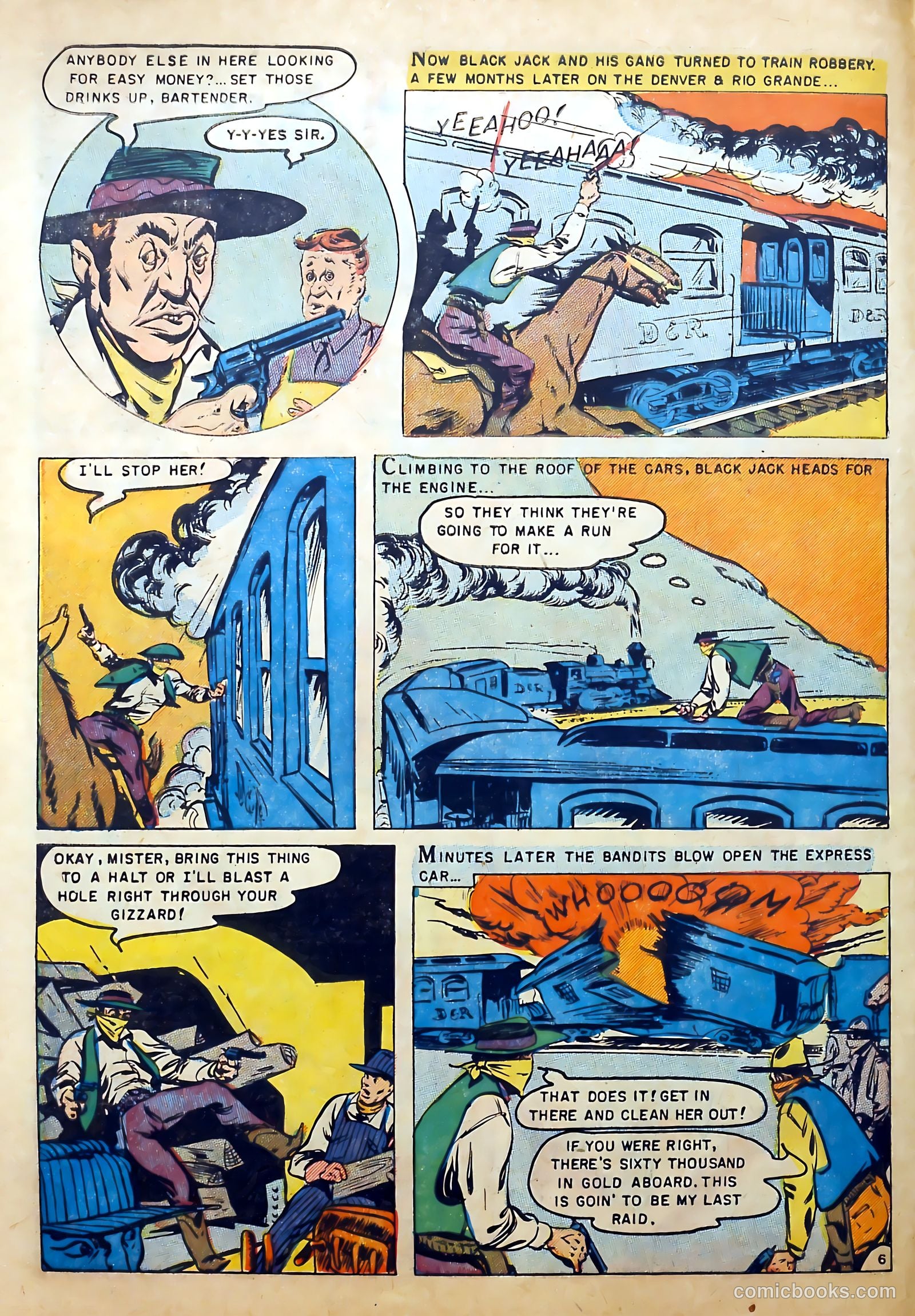 Famous Western Badmen #15 (1953) — page 8 of 36