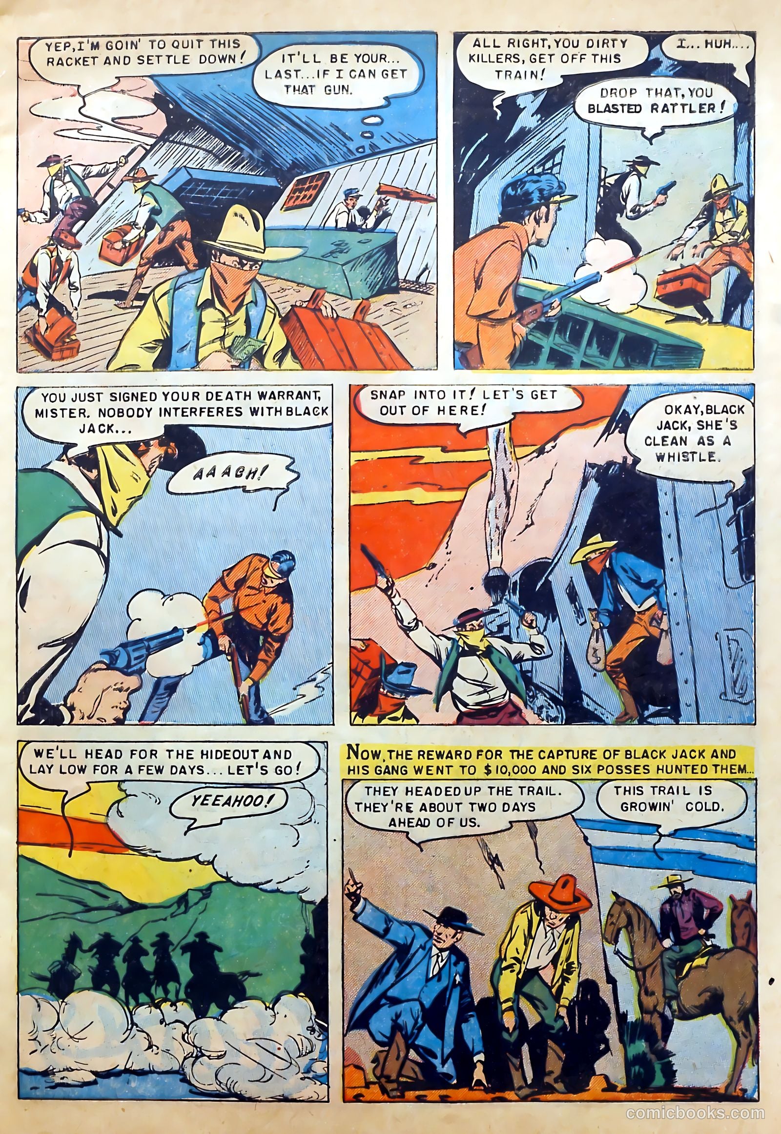 Famous Western Badmen #15 (1953) — page 9 of 36
