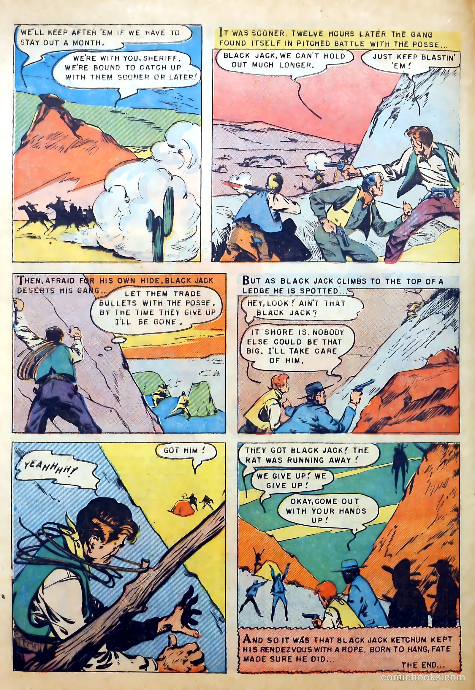 Famous Western Badmen #15 (1953) — page 10 of 36
