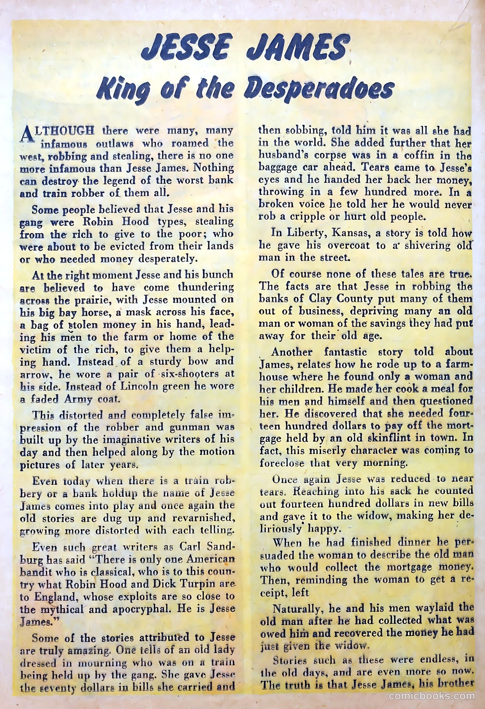 Famous Western Badmen #15 (1953) — page 18 of 36
