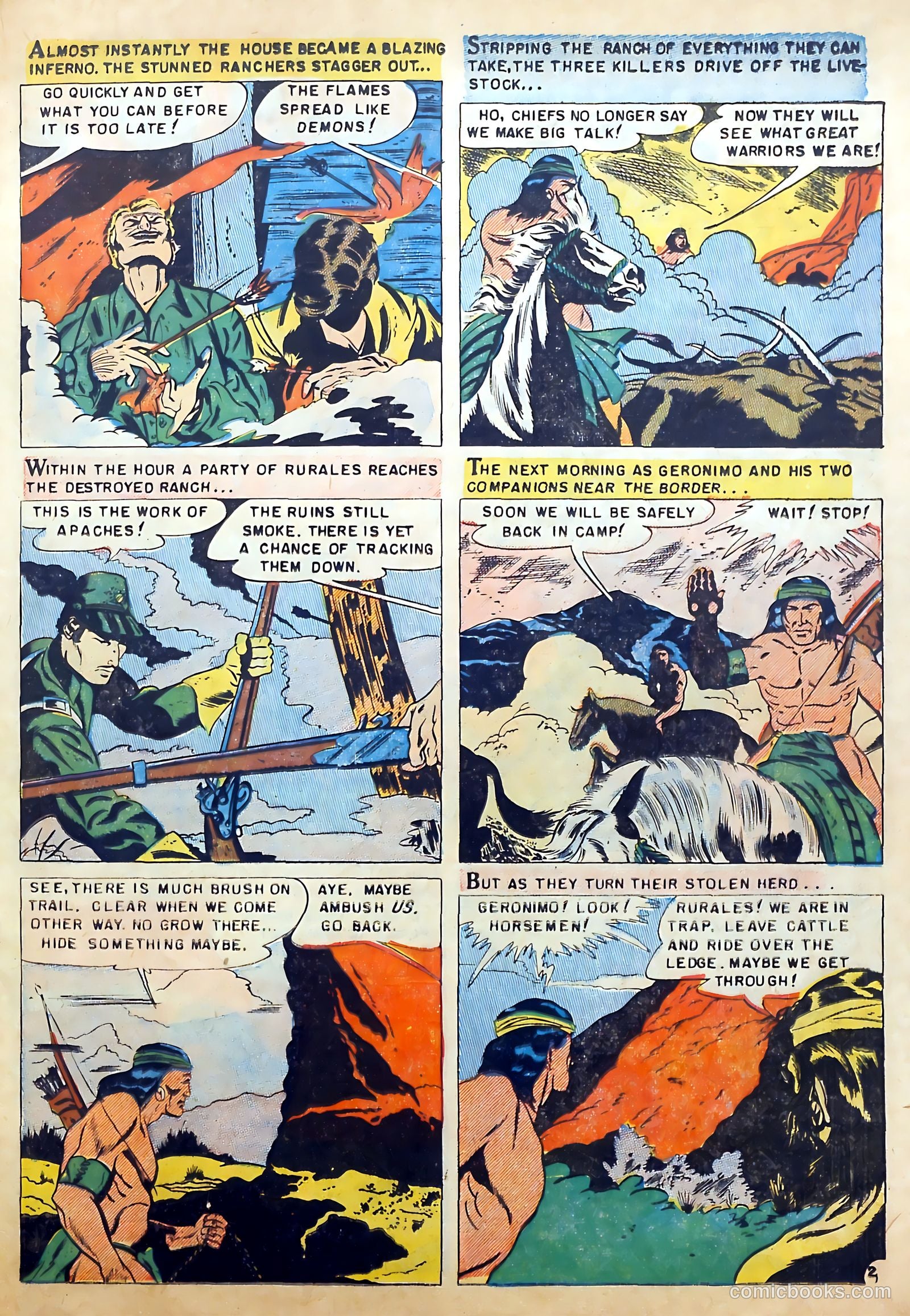 Famous Western Badmen #15 (1953) — page 21 of 36