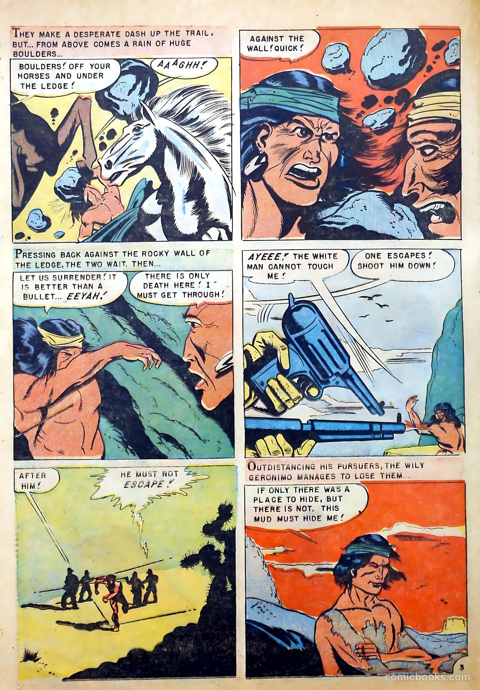 Famous Western Badmen #15 (1953) — page 22 of 36