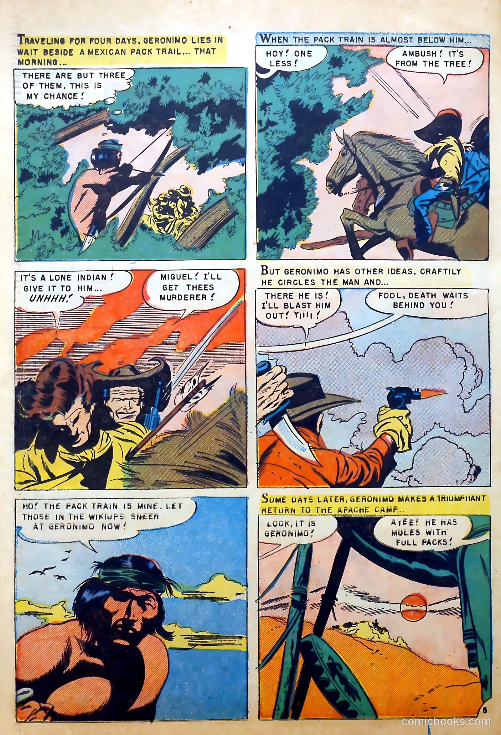 Famous Western Badmen #15 (1953) — page 24 of 36