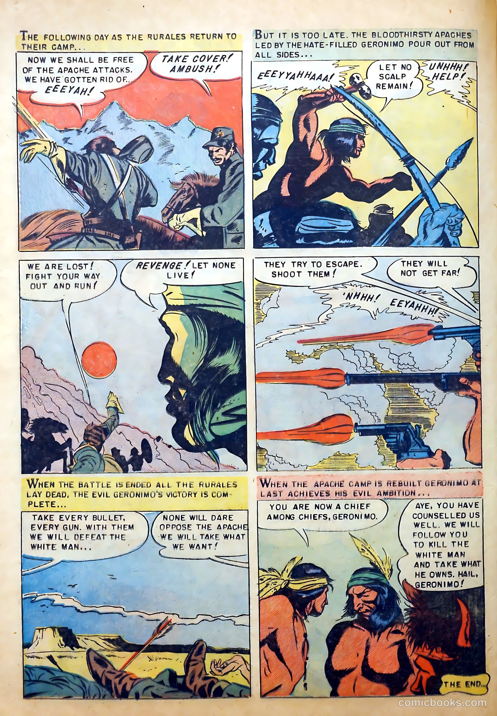 Famous Western Badmen #15 (1953) — page 26 of 36