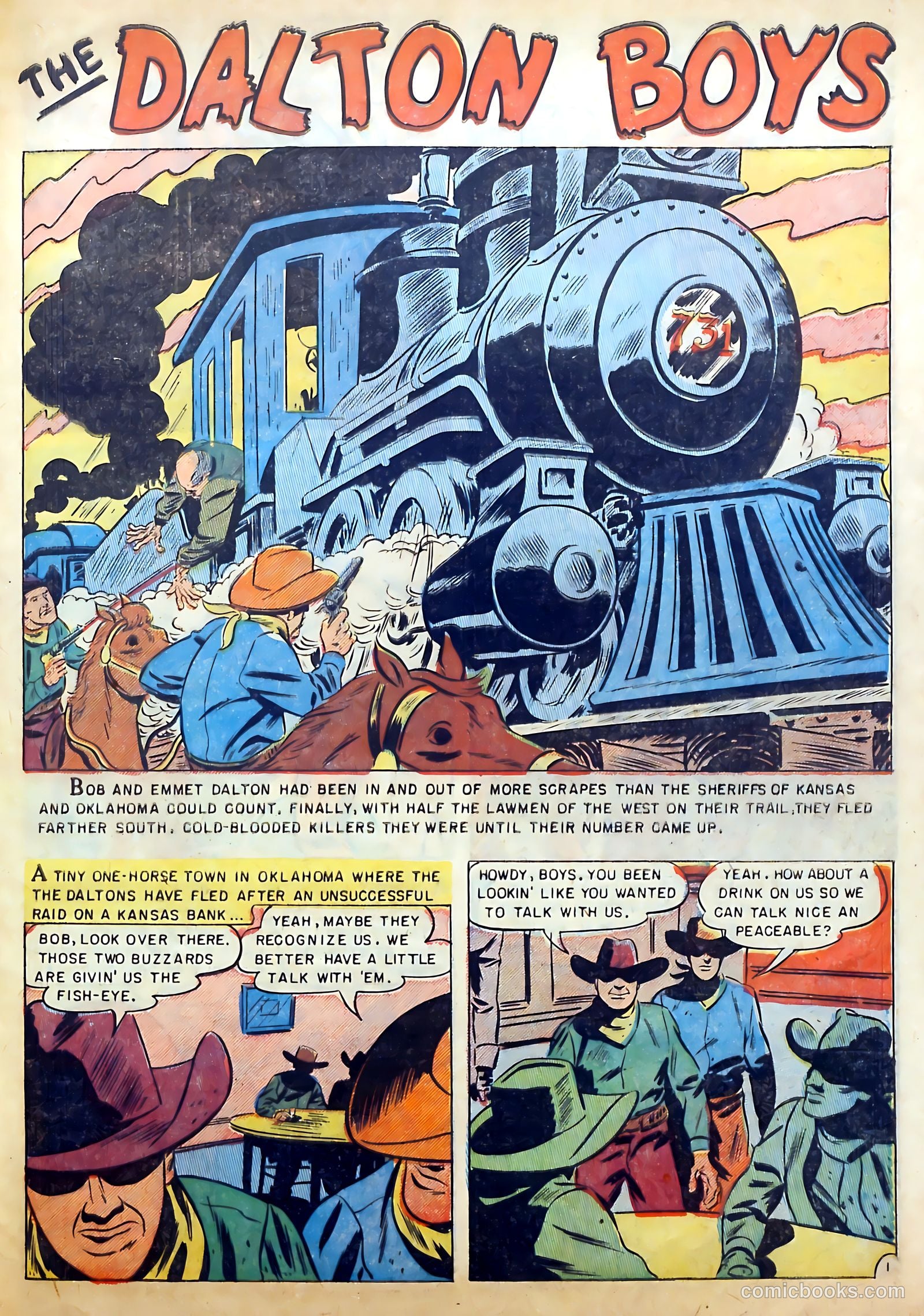 Famous Western Badmen #15 (1953) — page 27 of 36