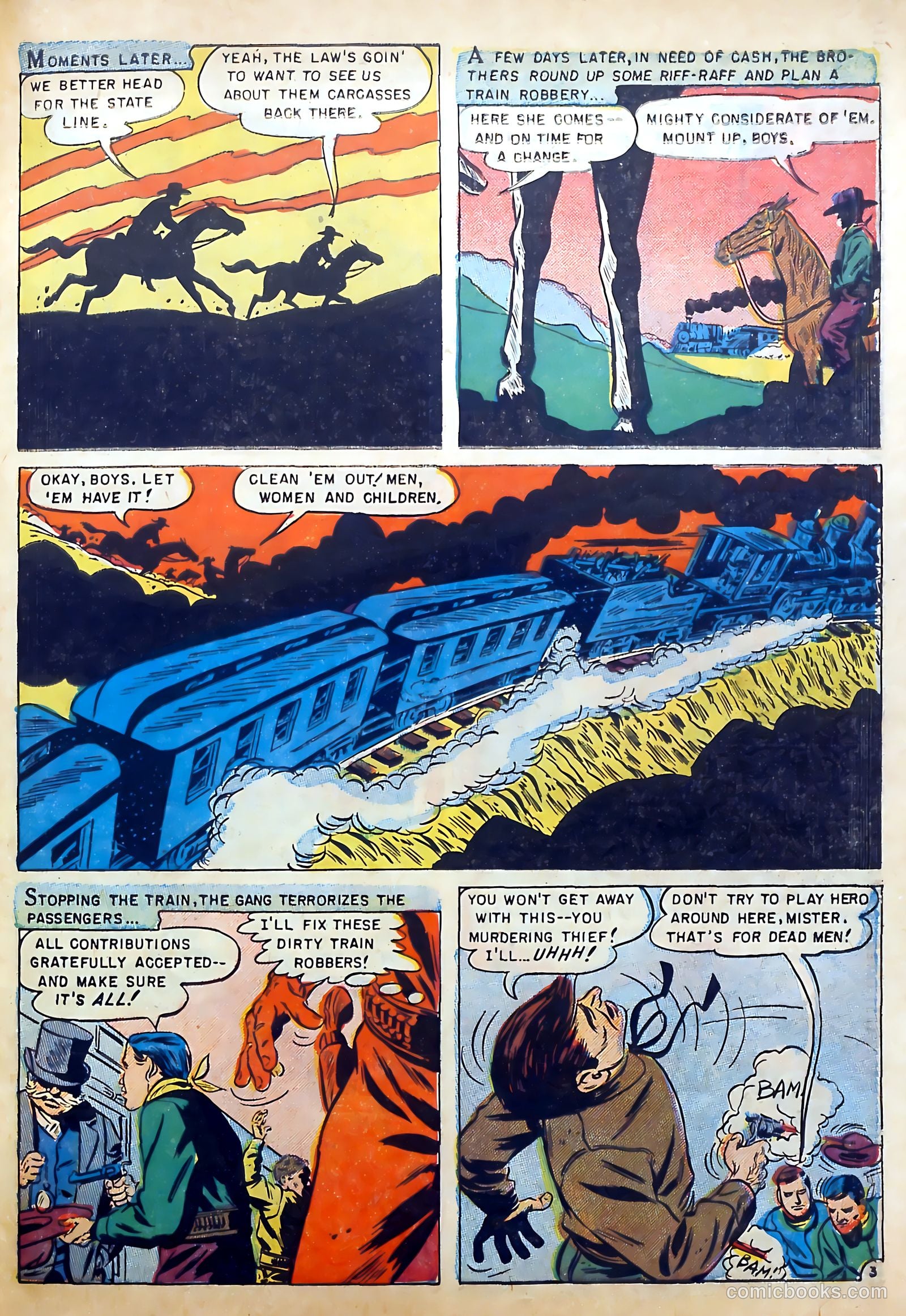 Famous Western Badmen #15 (1953) — page 29 of 36