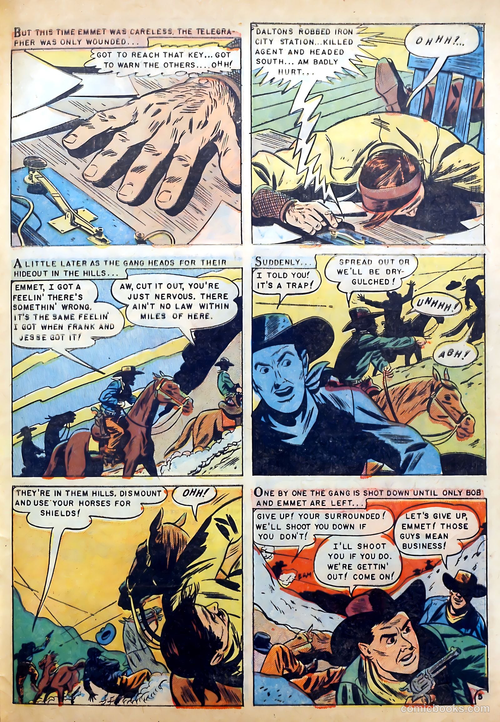 Famous Western Badmen #15 (1953) — page 31 of 36