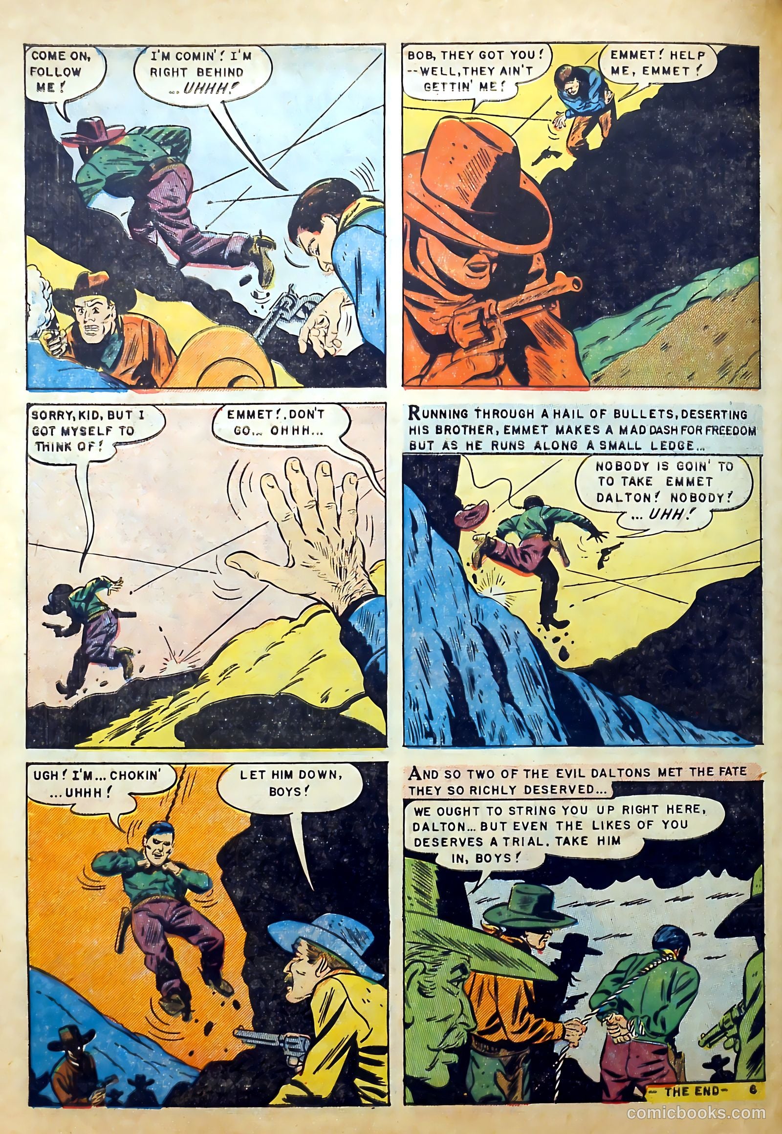 Famous Western Badmen #15 (1953) — page 32 of 36