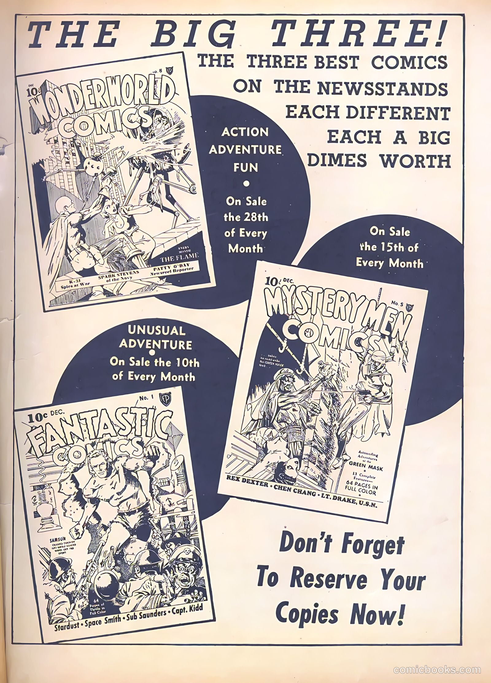 Fantastic Comics #1 (1939) — page 67 of 68
