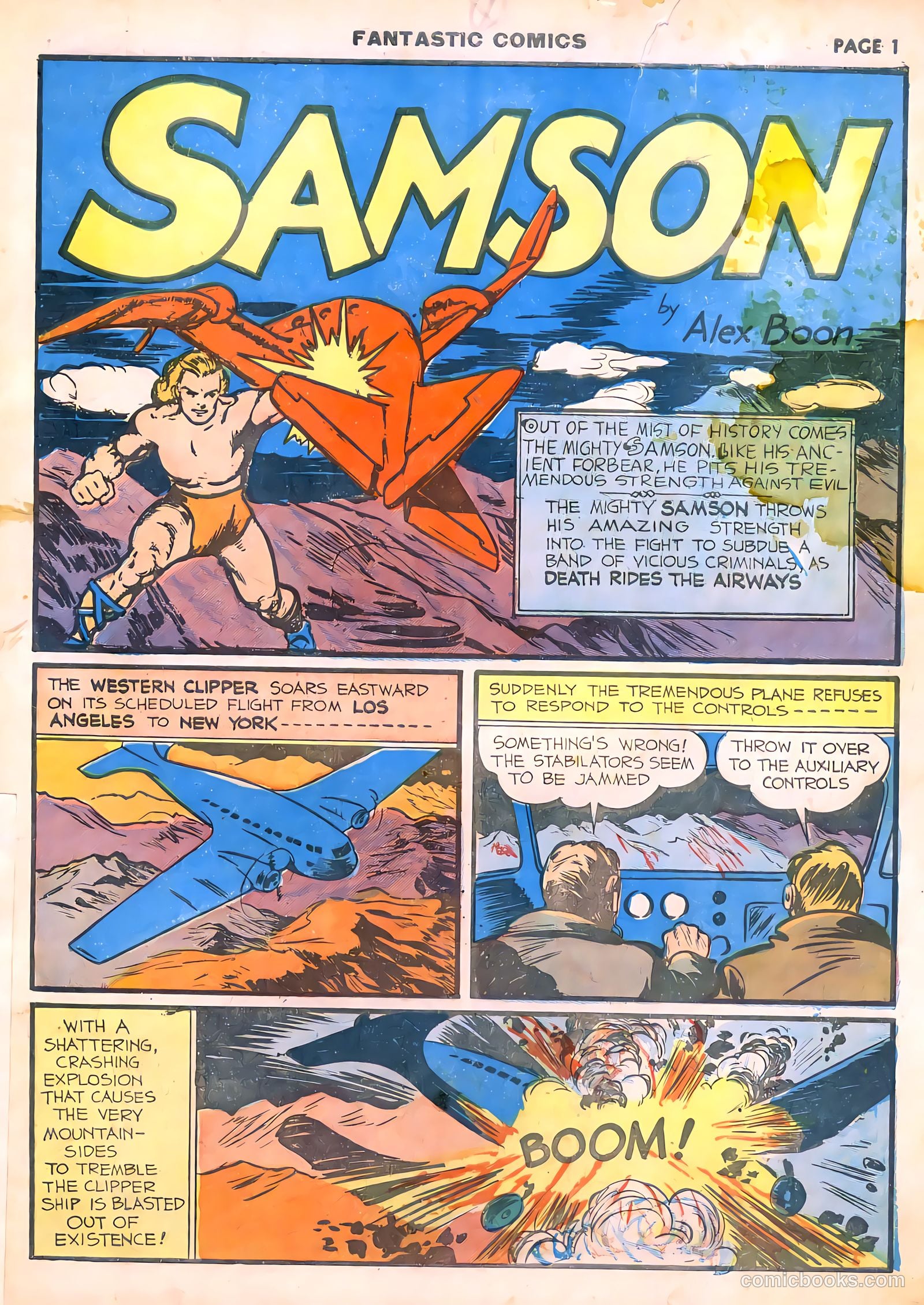 Fantastic Comics #10 (1940) — page 3 of 68