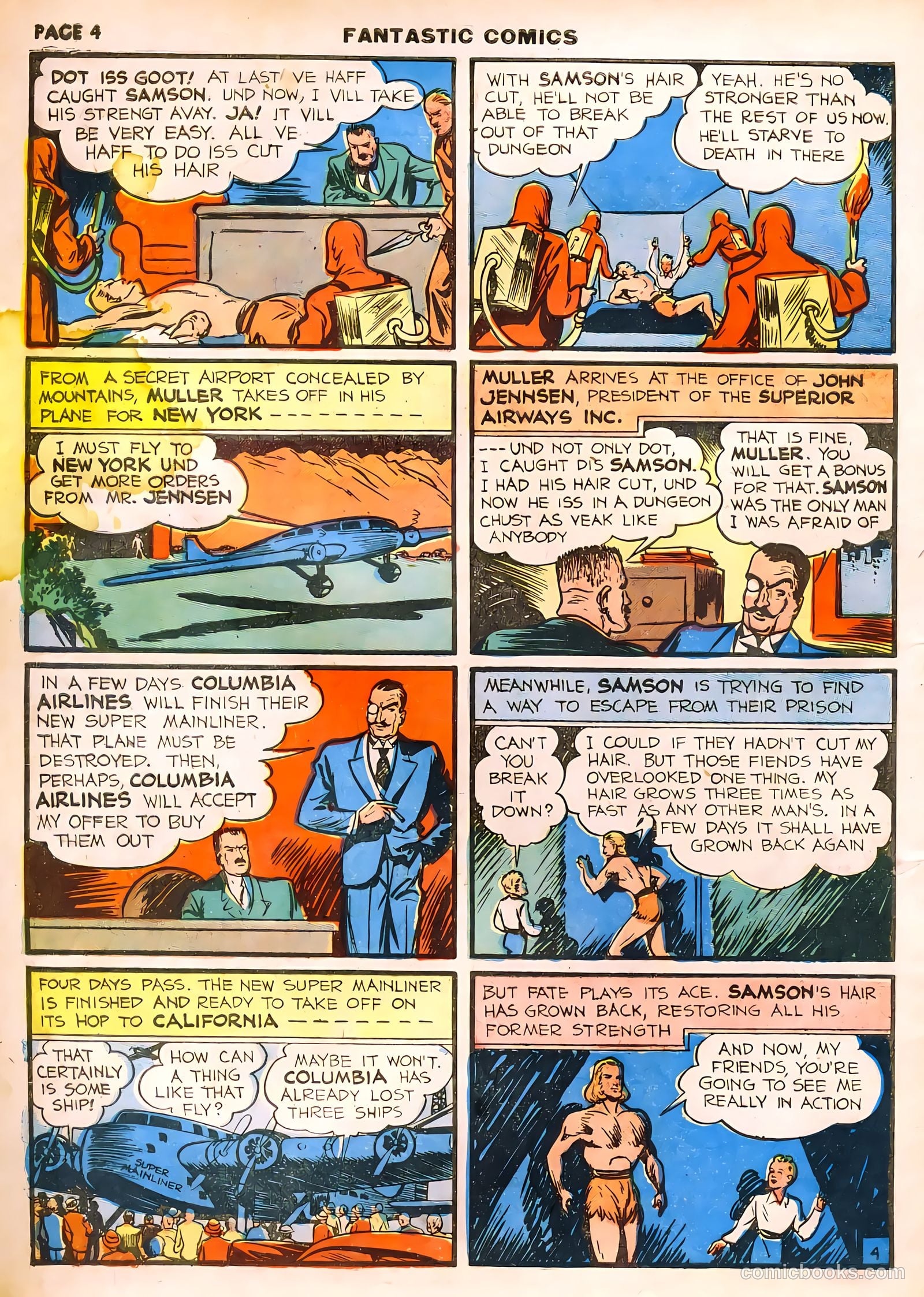 Fantastic Comics #10 (1940) — page 6 of 68
