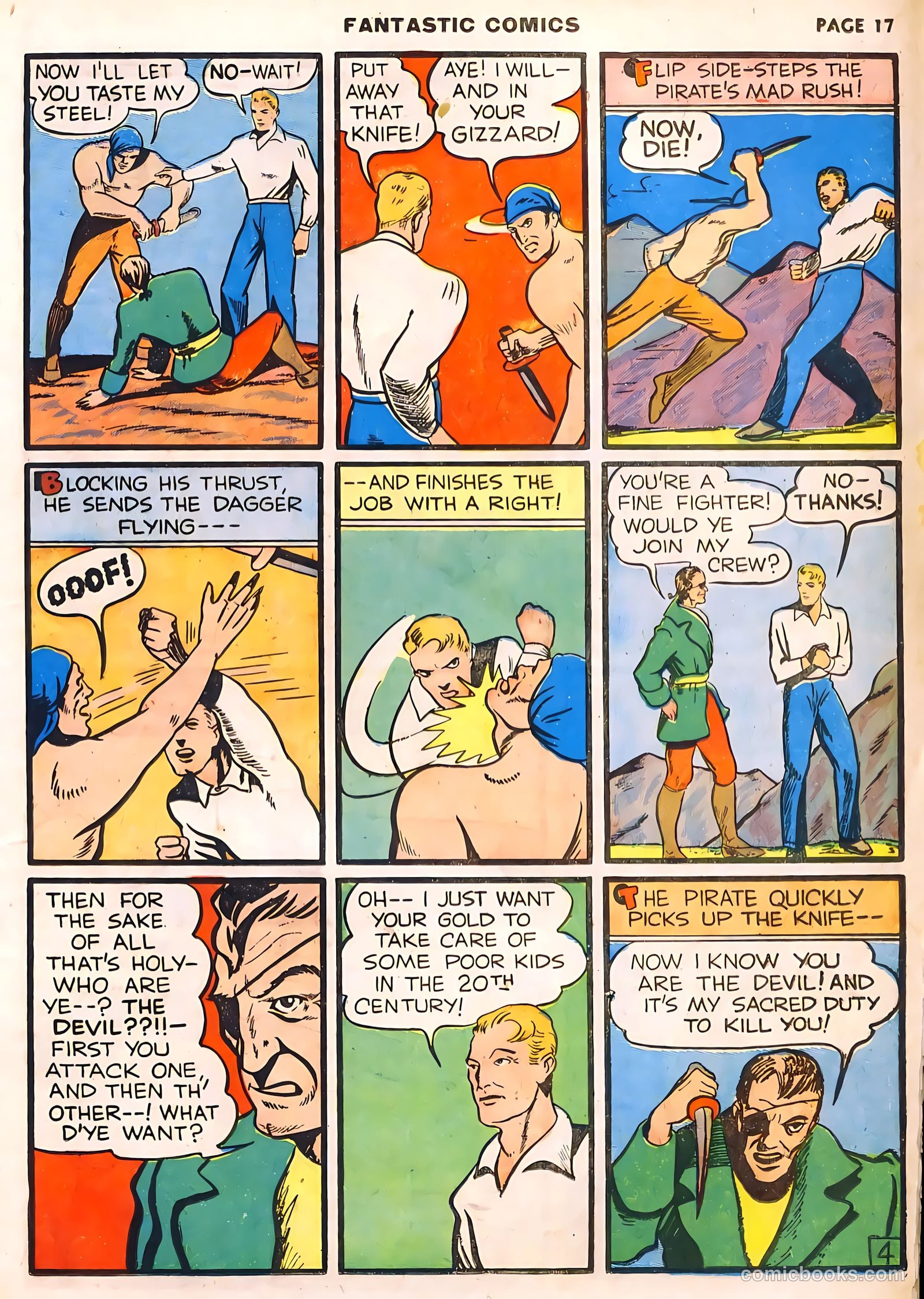 Fantastic Comics #10 (1940) — page 19 of 68