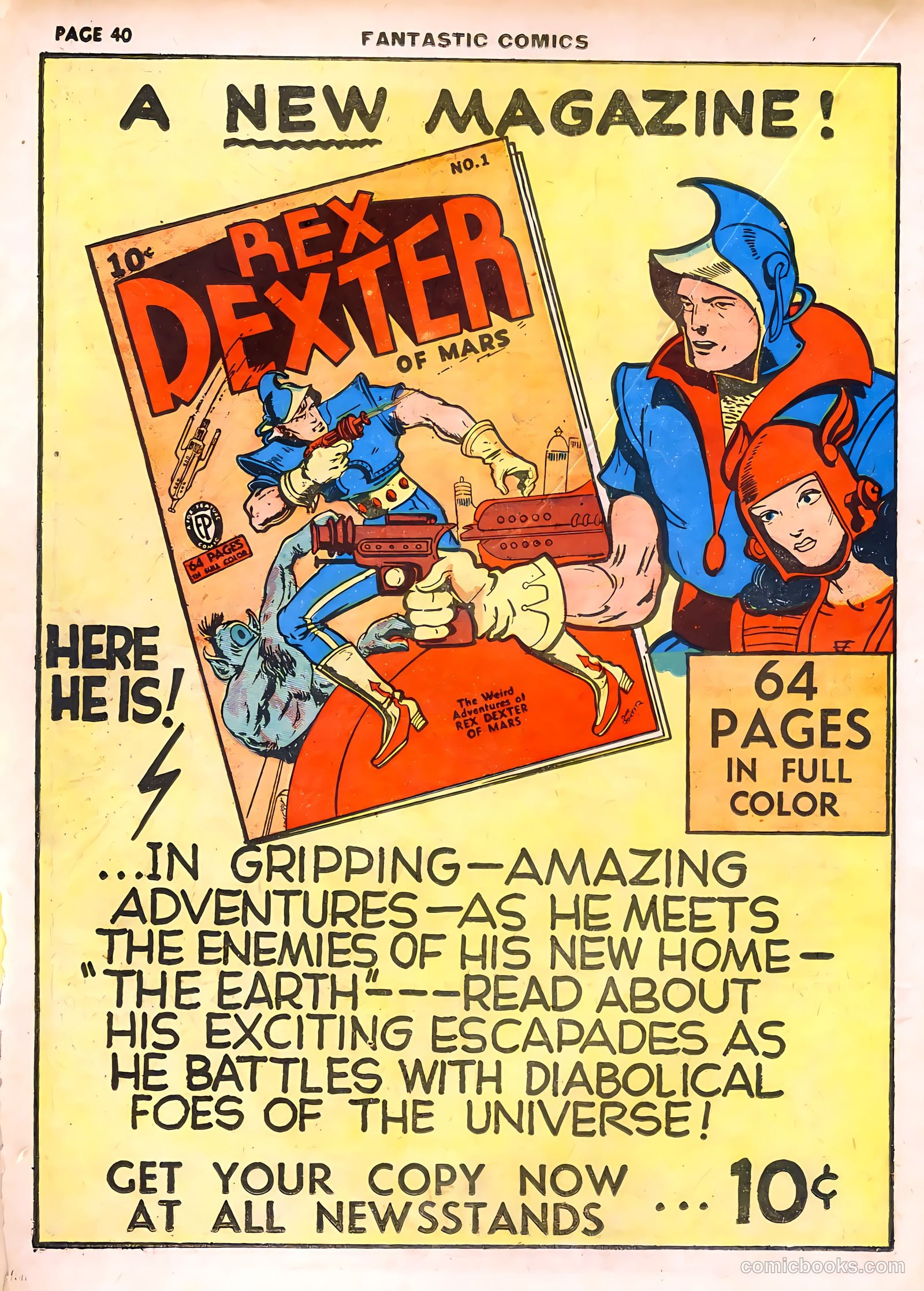 Fantastic Comics #10 (1940) — page 42 of 68