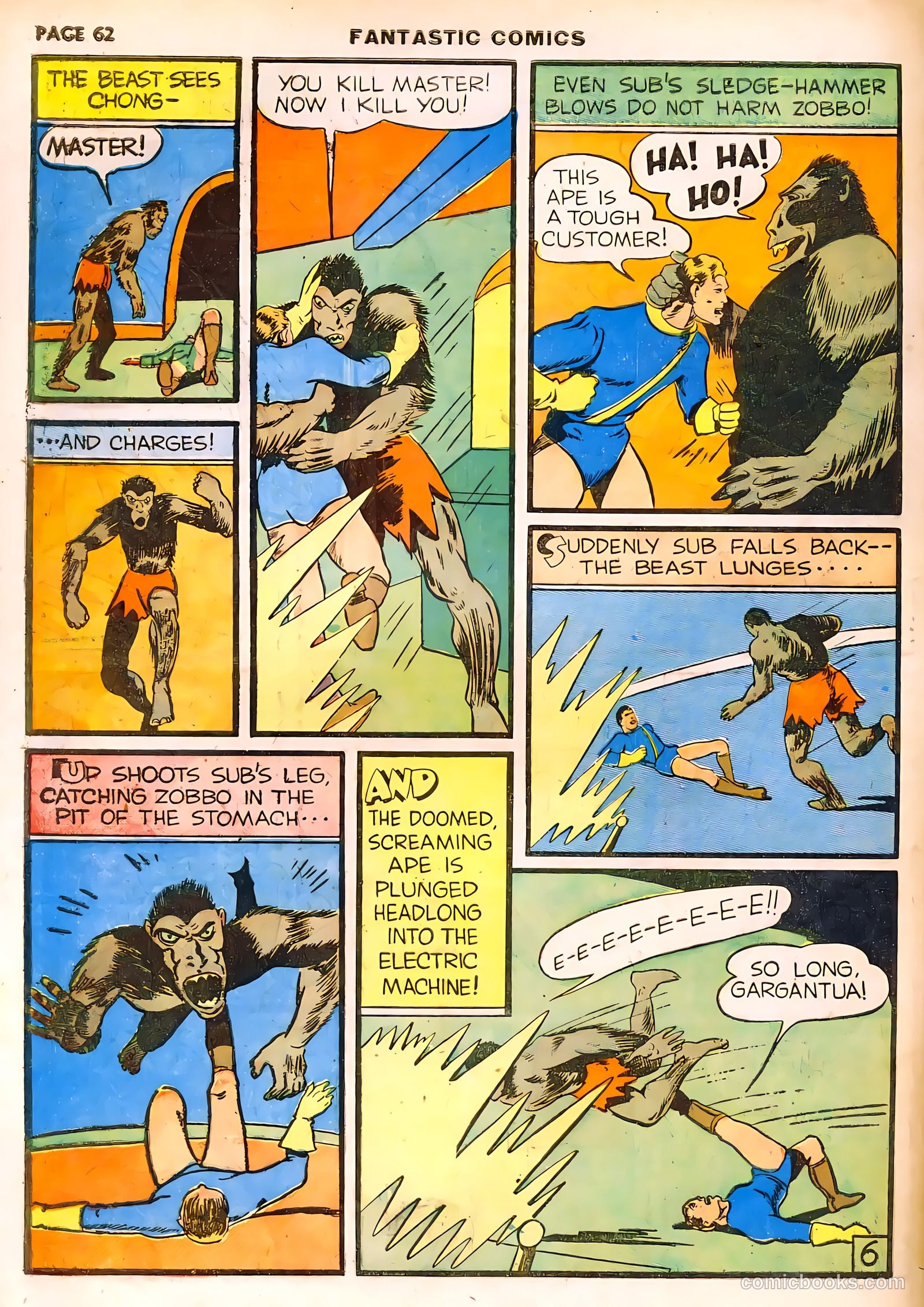 Fantastic Comics #10 (1940) — page 64 of 68