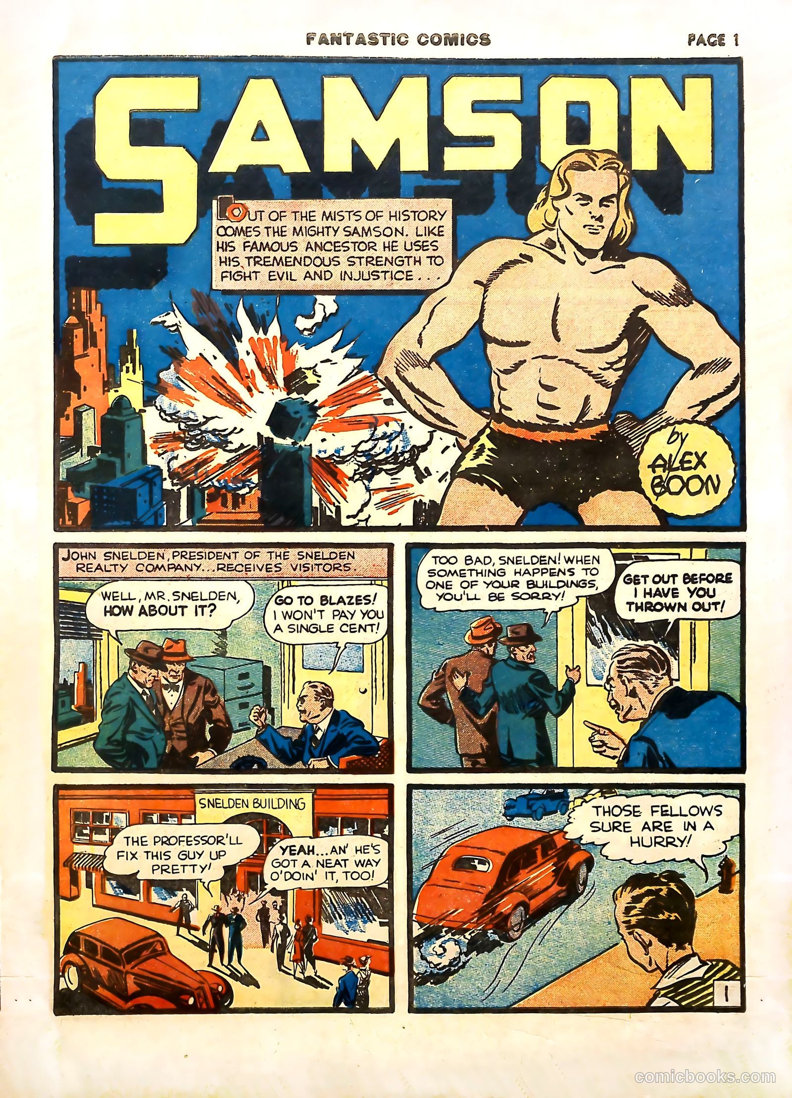 Fantastic Comics #11 (1940) — page 4 of 69