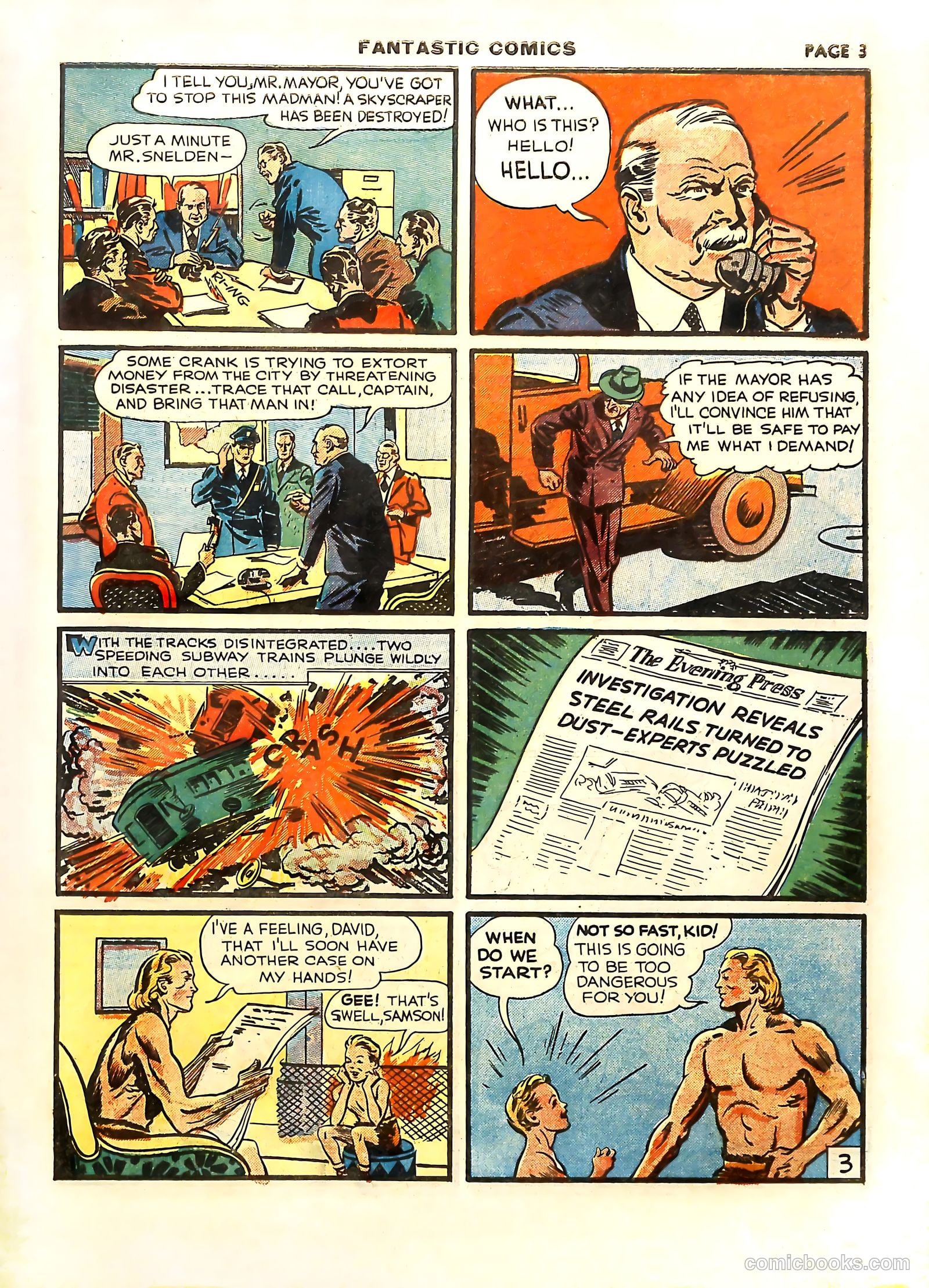 Fantastic Comics #11 (1940) — page 6 of 69