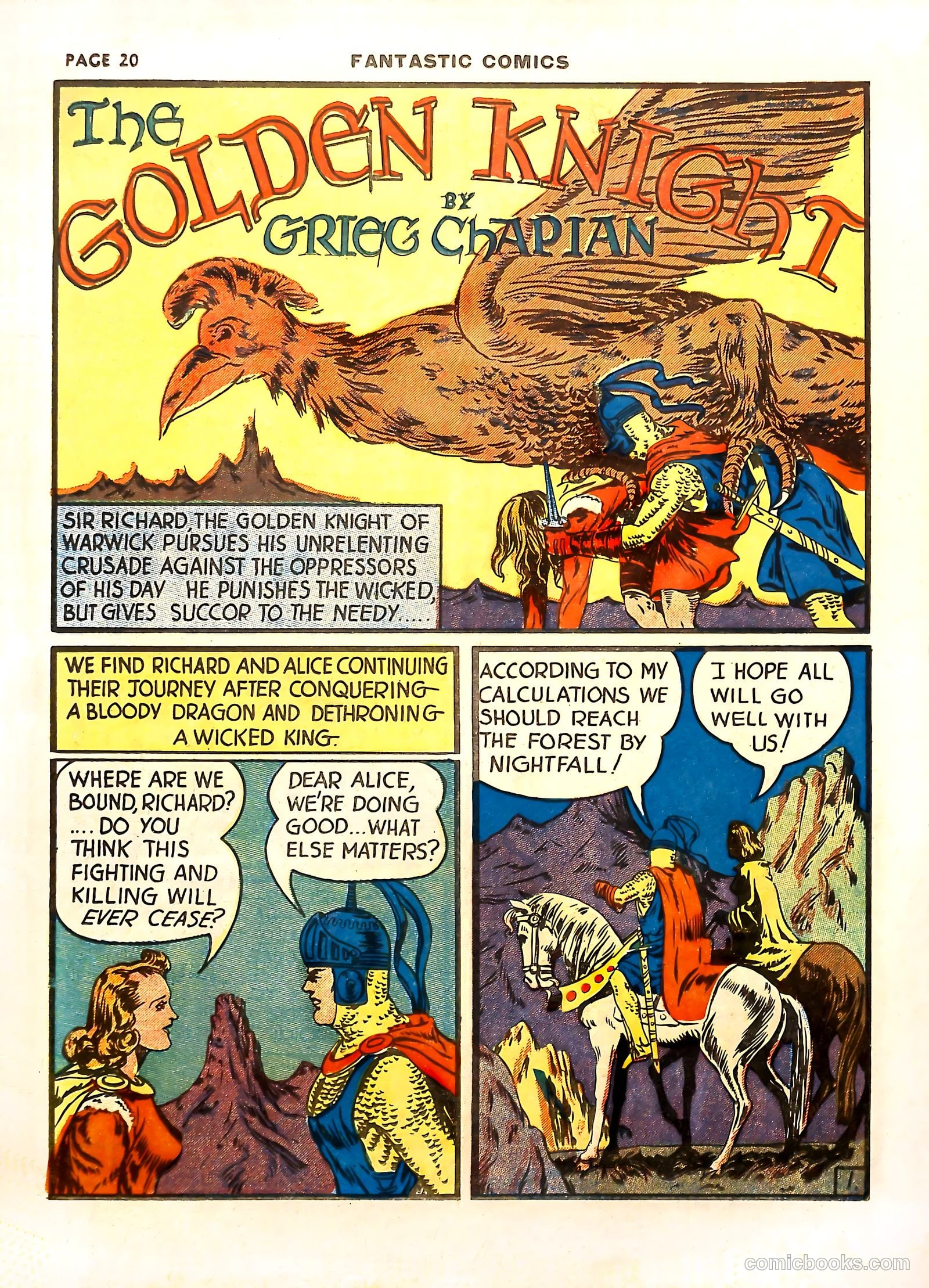 Fantastic Comics #11 (1940) — page 23 of 69