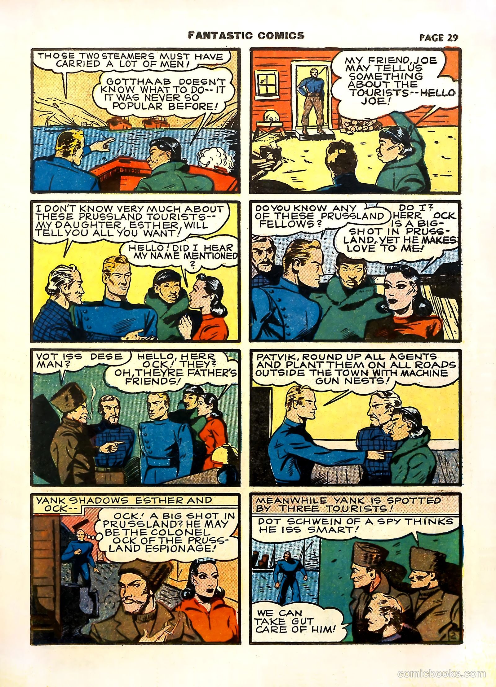 Fantastic Comics #11 (1940) — page 32 of 69