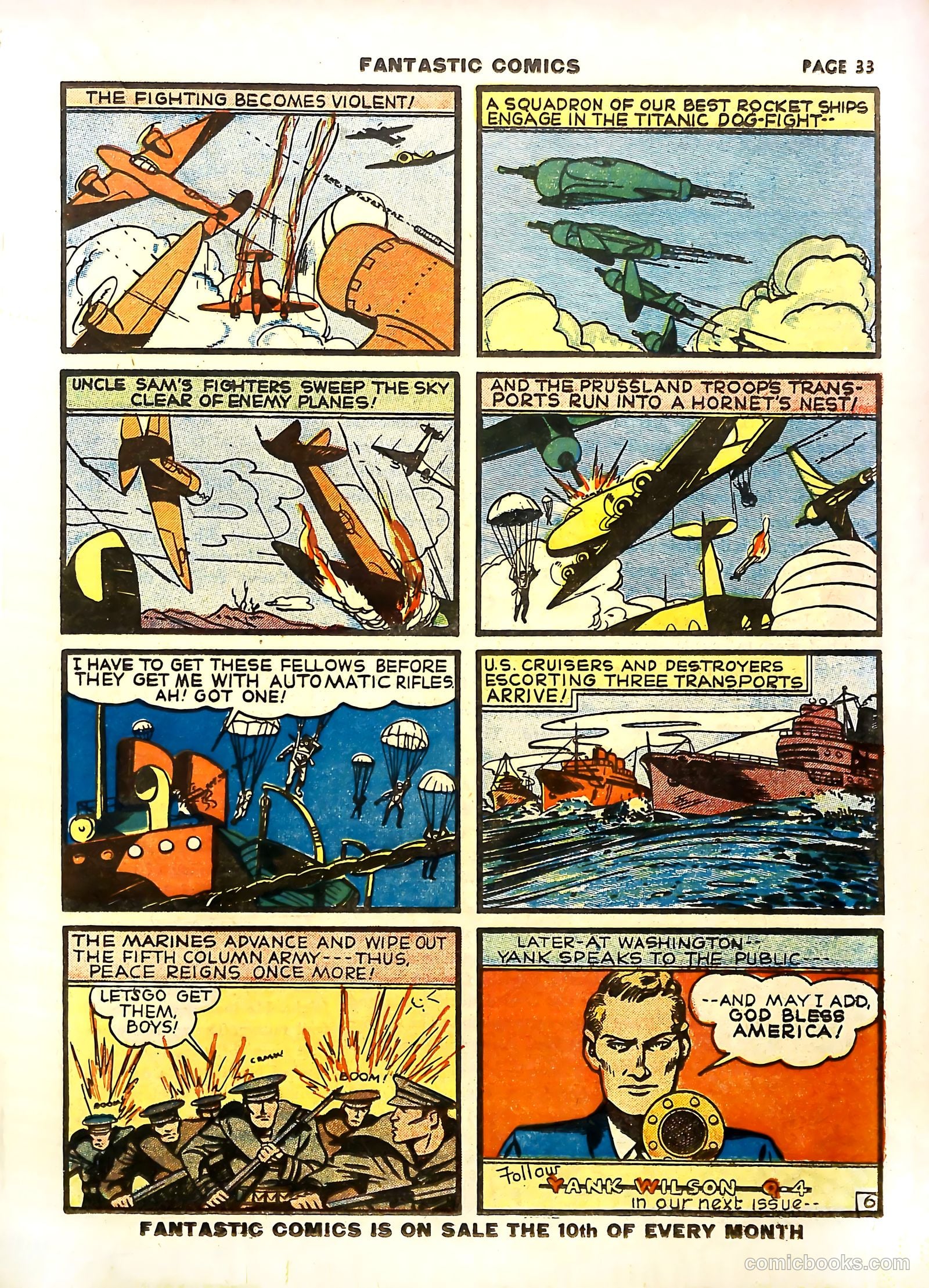 Fantastic Comics #11 (1940) — page 36 of 69