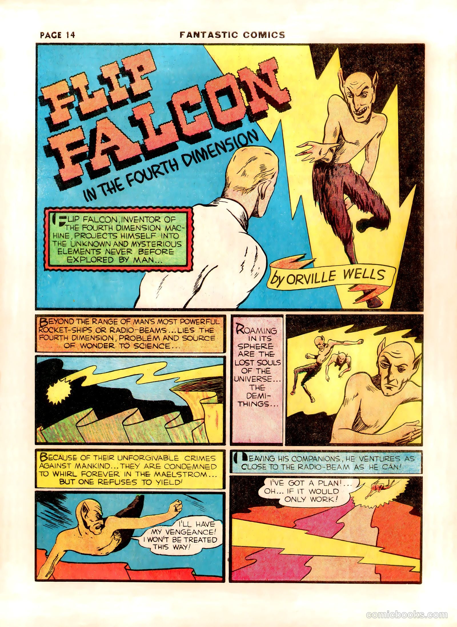 Fantastic Comics #12 (1940) — page 16 of 68