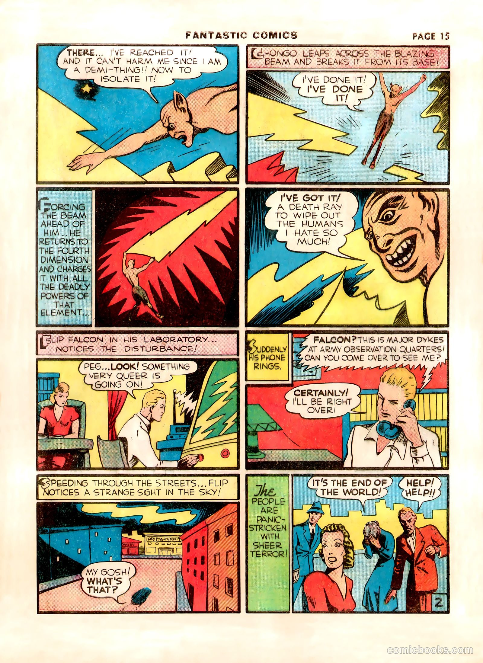 Fantastic Comics #12 (1940) — page 17 of 68