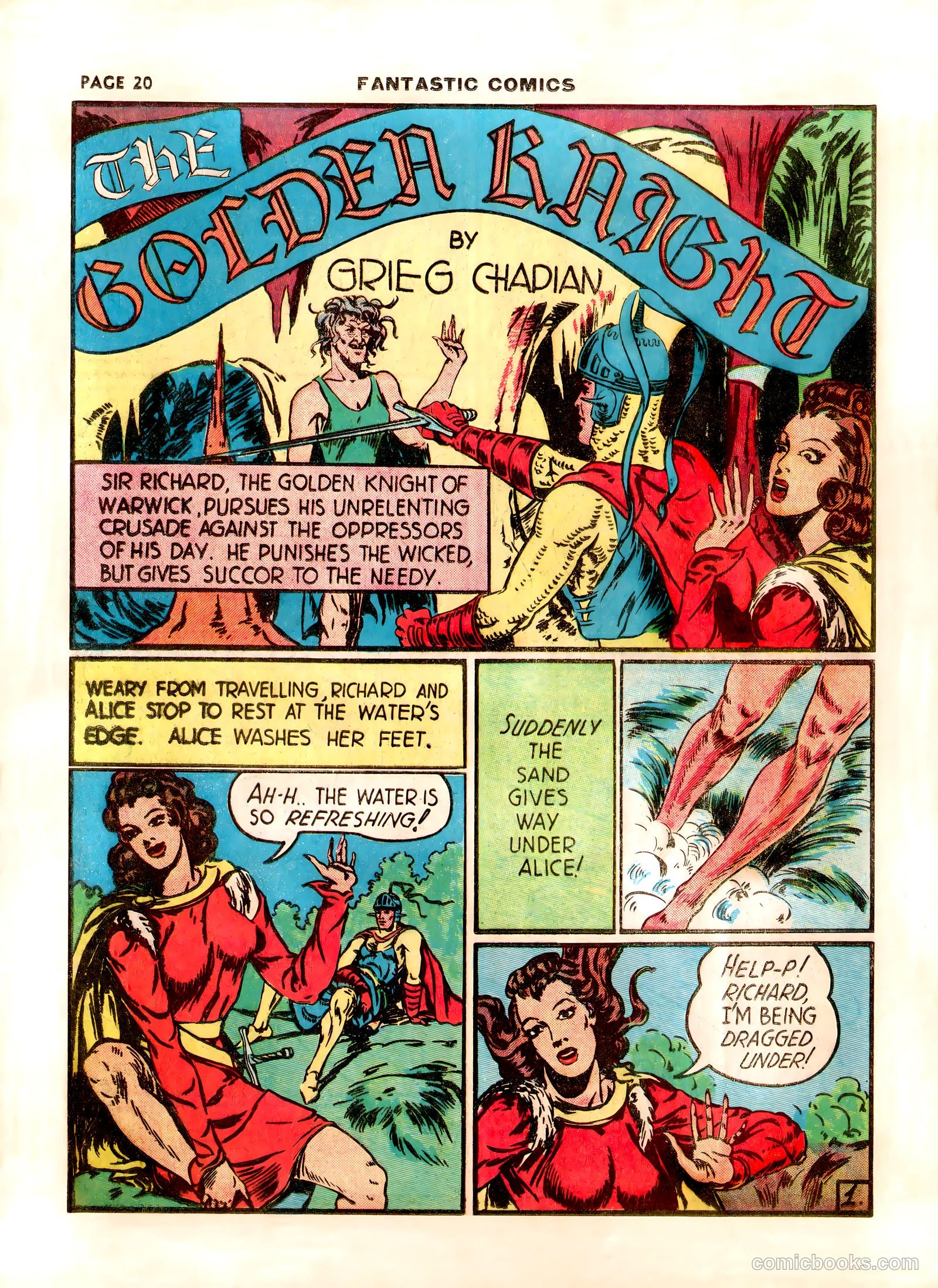 Fantastic Comics #12 (1940) — page 22 of 68