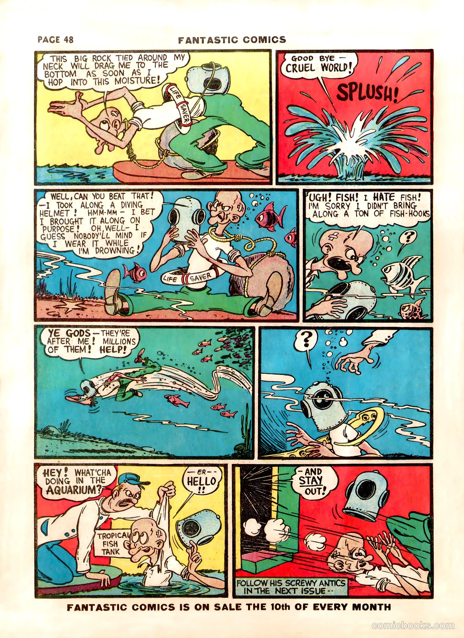 Fantastic Comics #12 (1940) — page 50 of 68