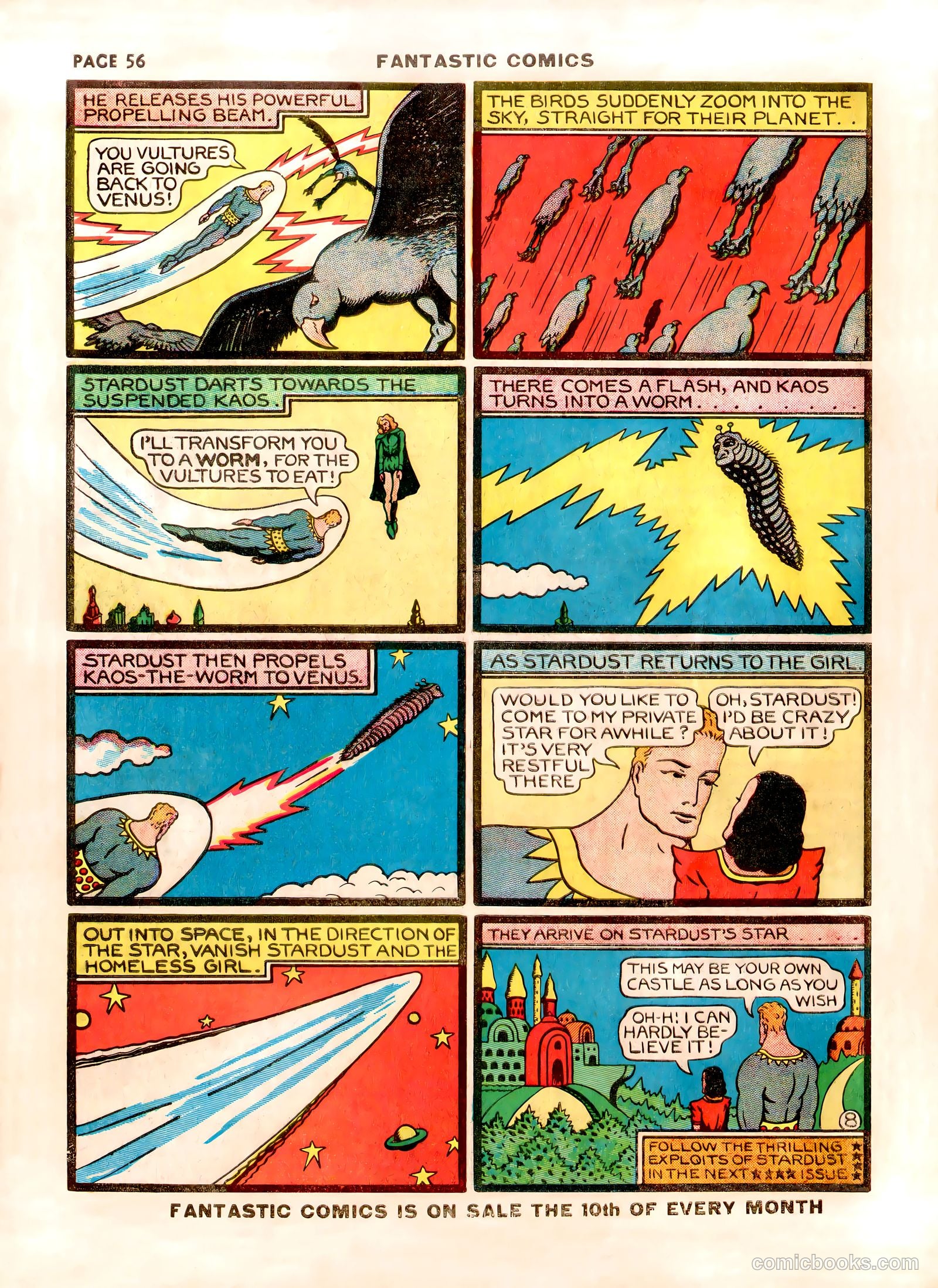 Fantastic Comics #12 (1940) — page 58 of 68