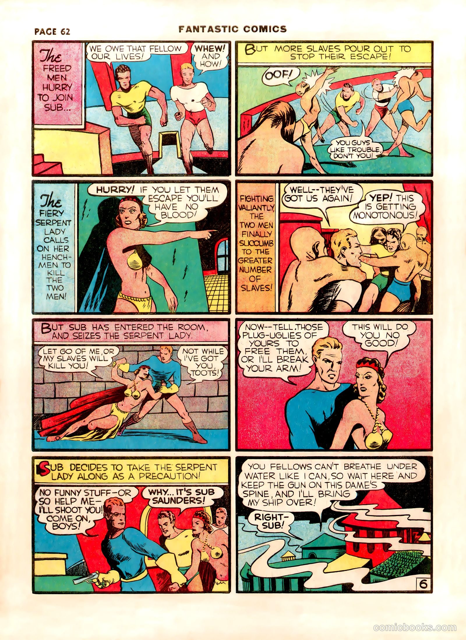 Fantastic Comics #12 (1940) — page 64 of 68