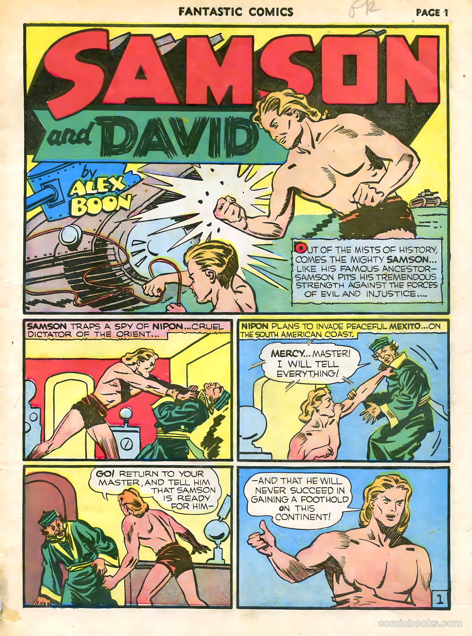 Fantastic Comics #13 (1940) — page 3 of 68