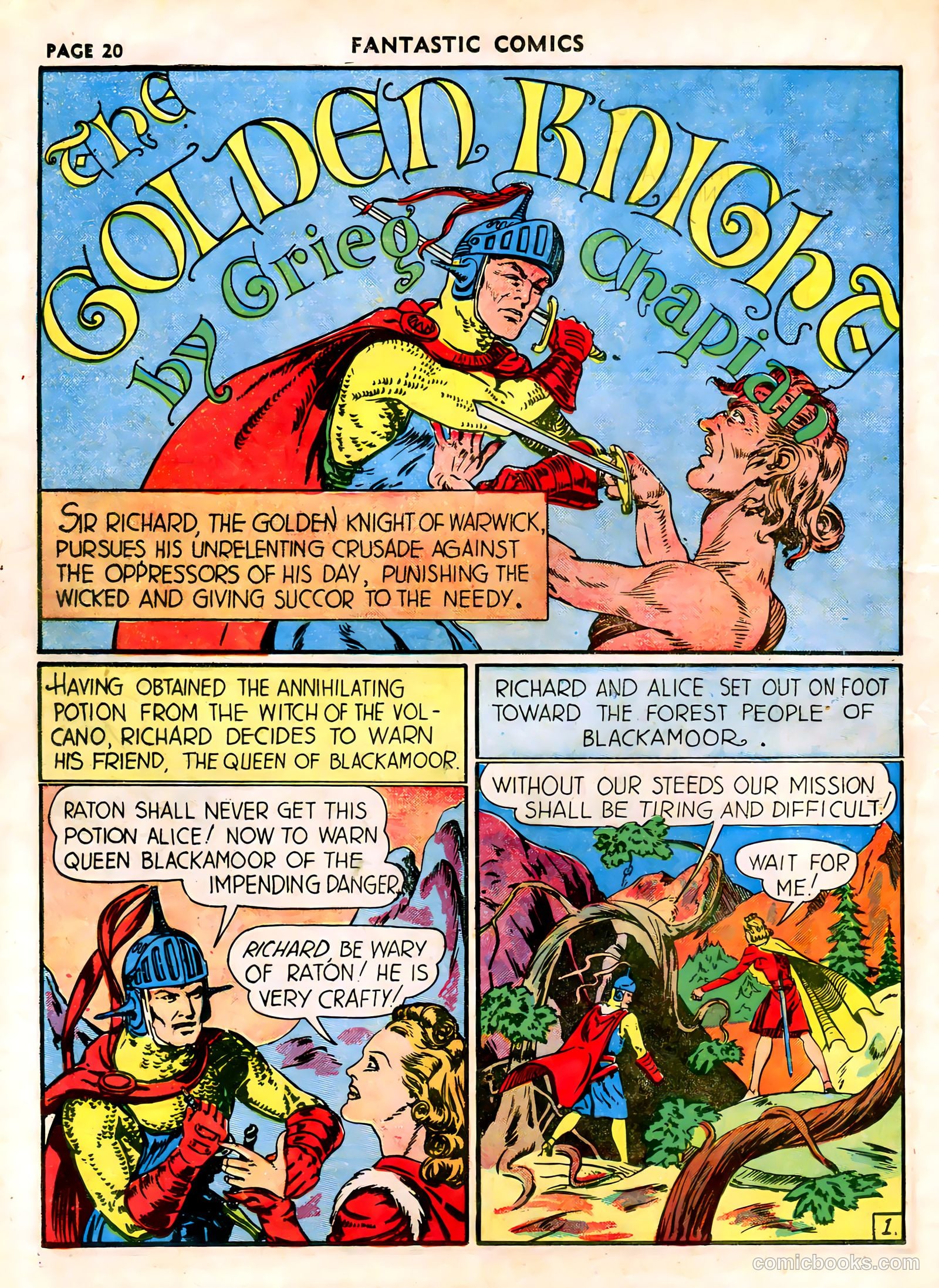 Fantastic Comics #13 (1940) — page 22 of 68