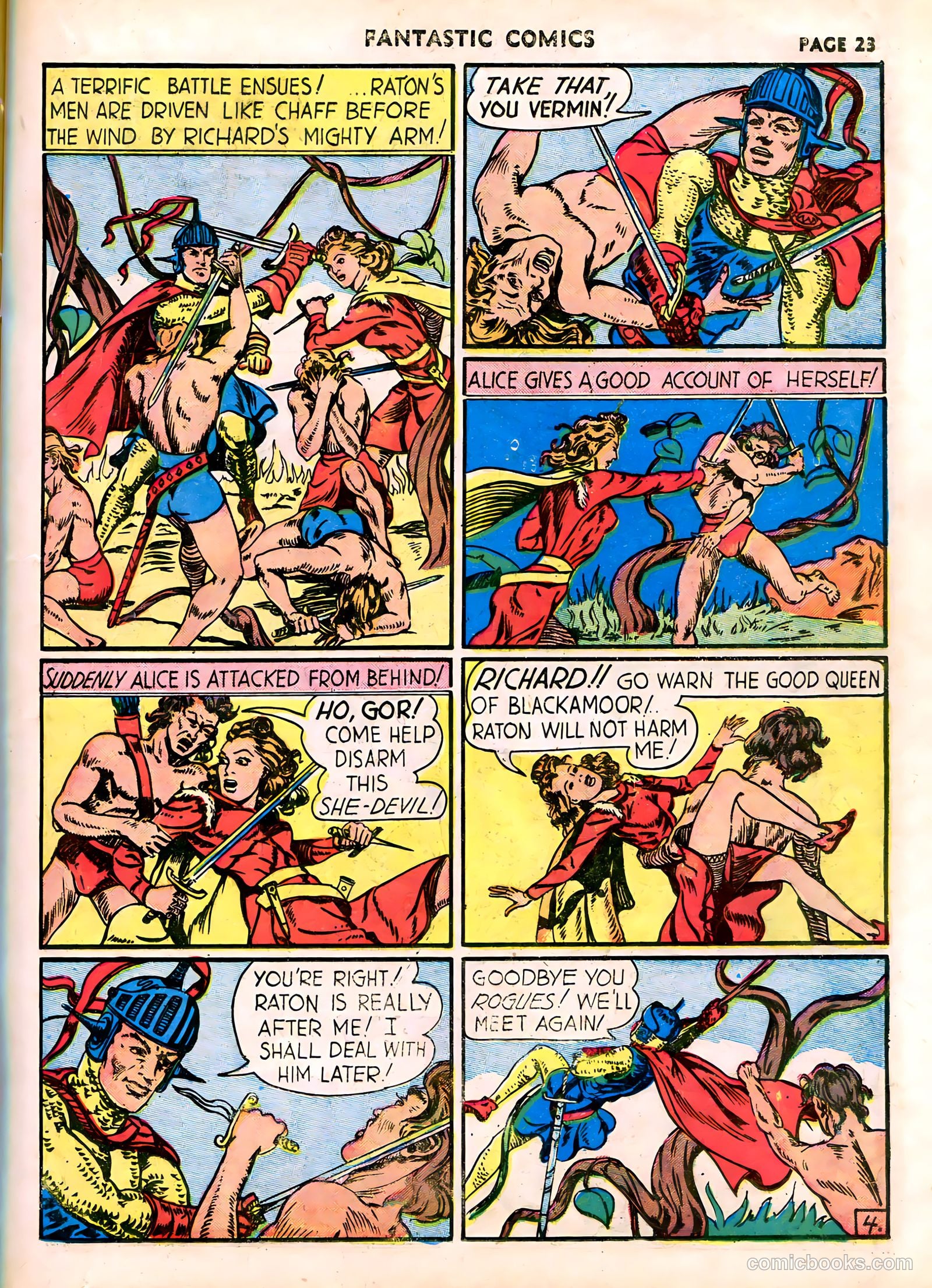 Fantastic Comics #13 (1940) — page 25 of 68