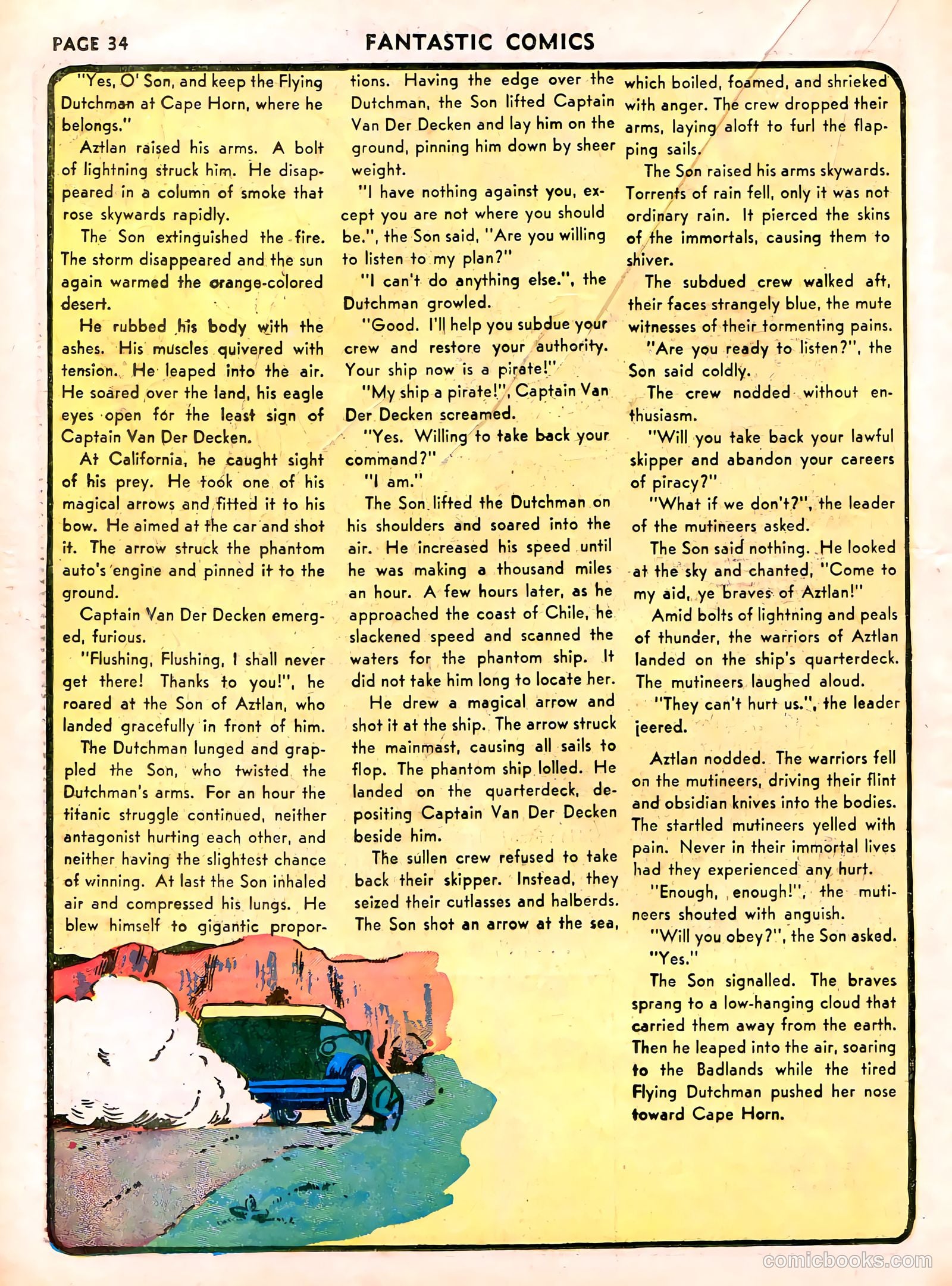Fantastic Comics #13 (1940) — page 36 of 68
