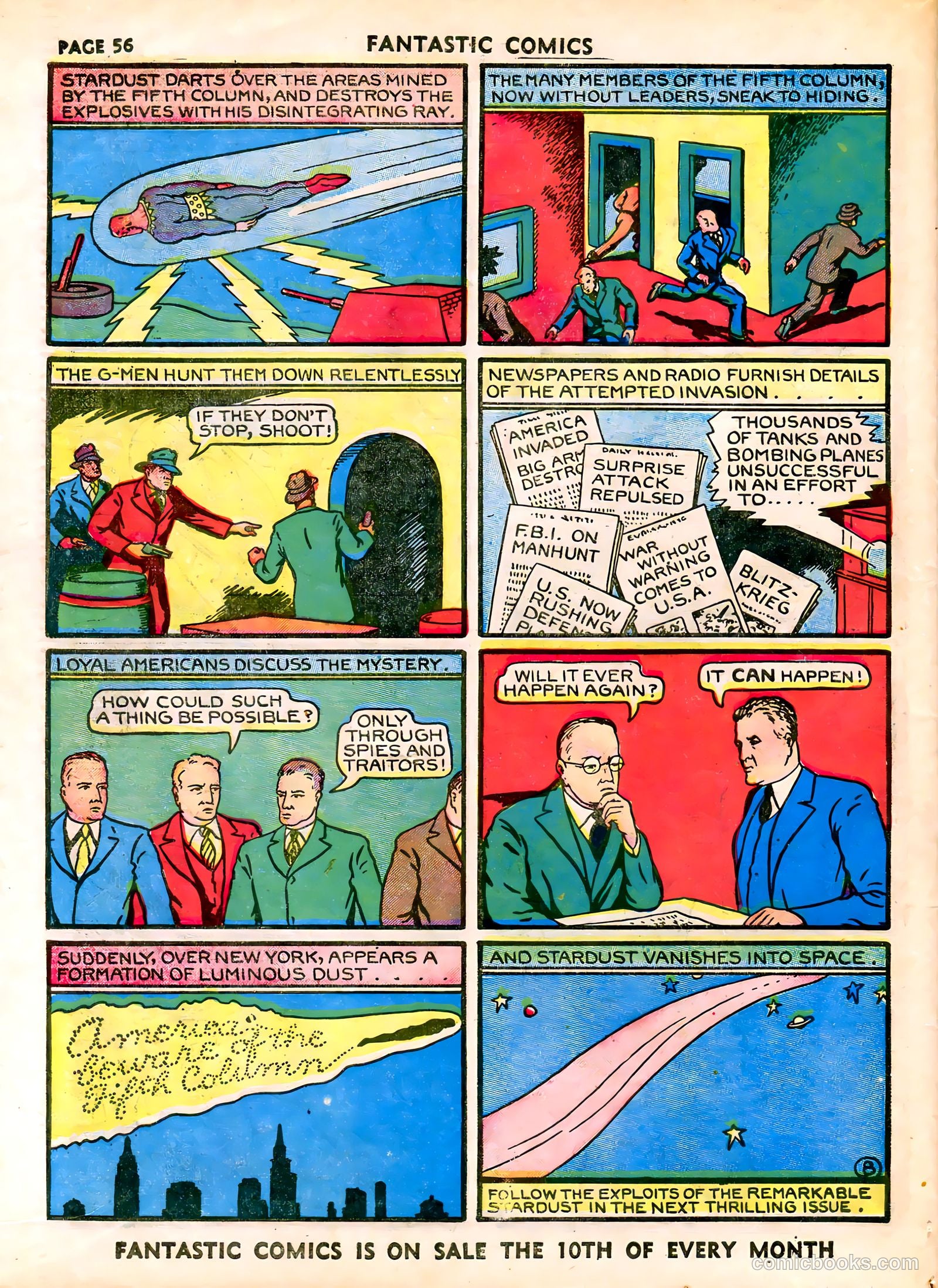 Fantastic Comics #13 (1940) — page 58 of 68
