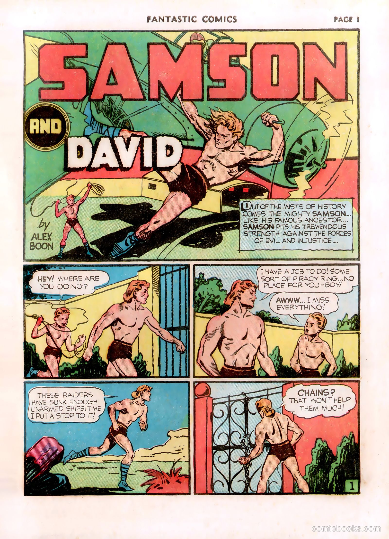Fantastic Comics #14 (1941) — page 3 of 67