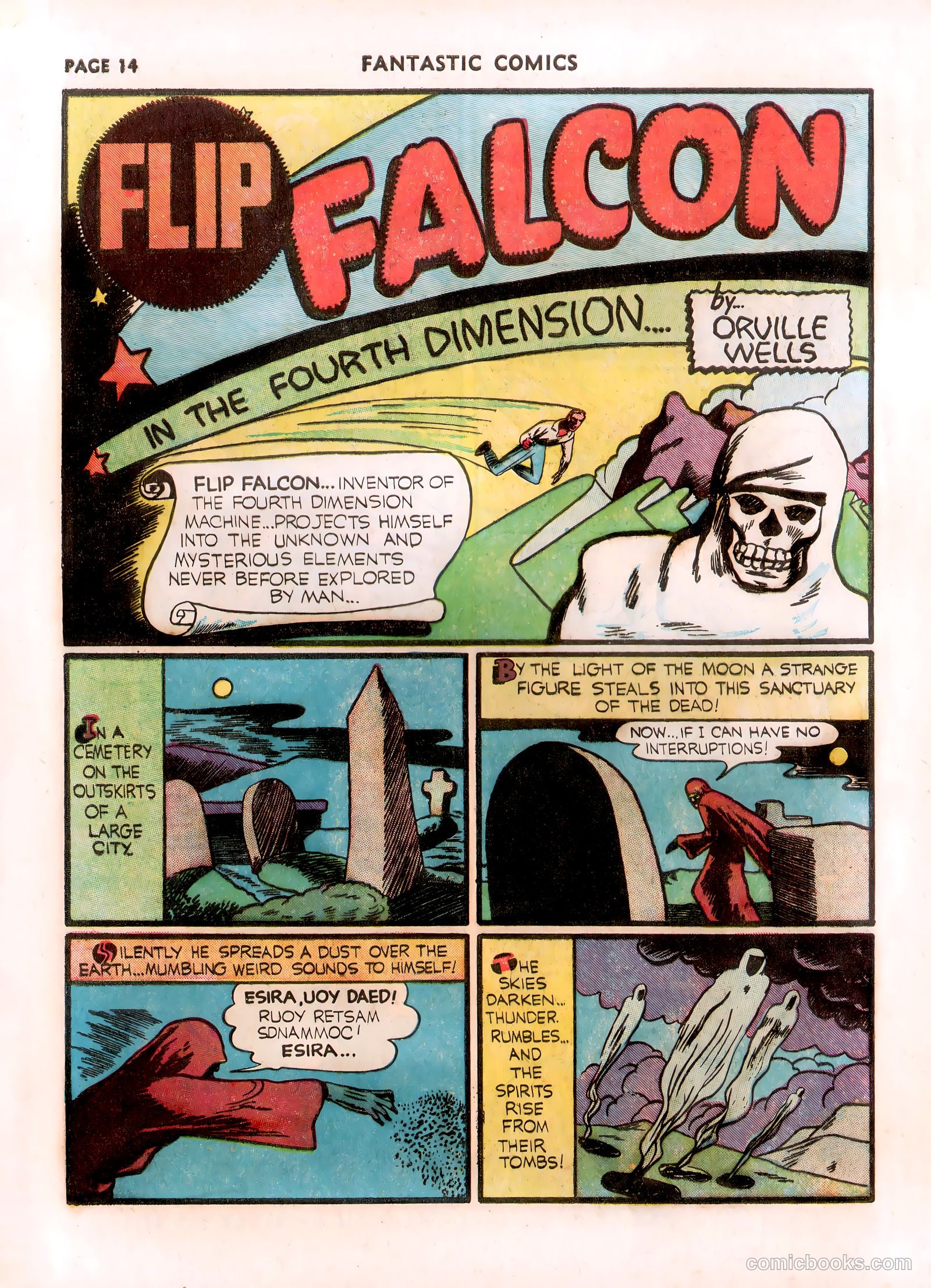 Fantastic Comics #14 (1941) — page 16 of 67
