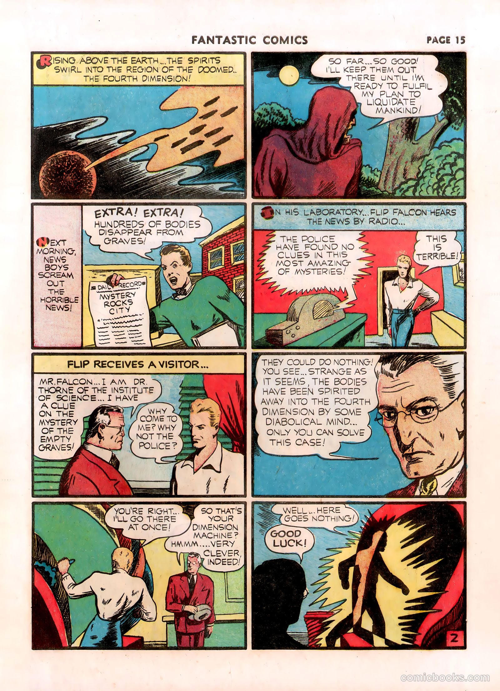Fantastic Comics #14 (1941) — page 17 of 67