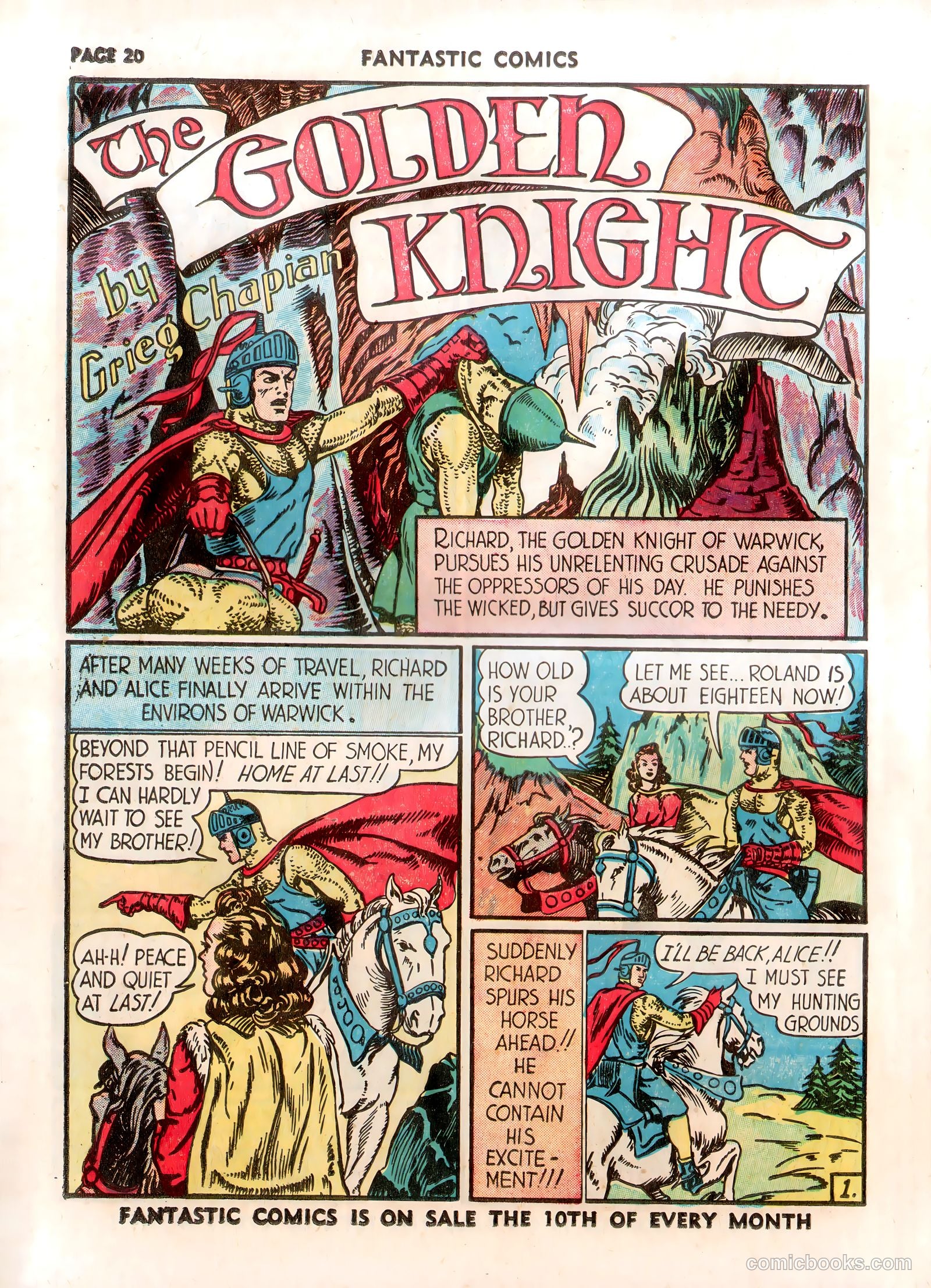 Fantastic Comics #14 (1941) — page 22 of 67