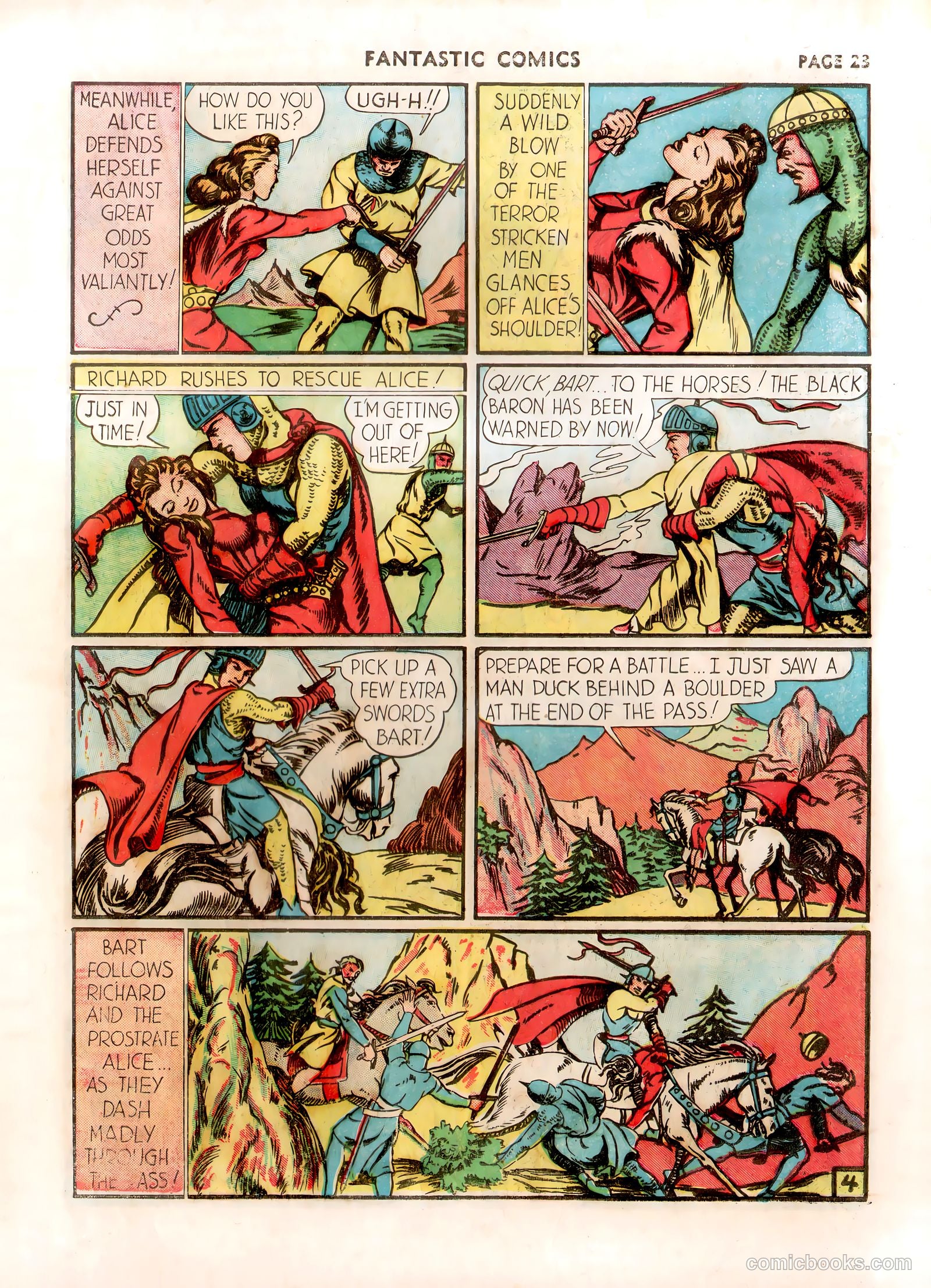 Fantastic Comics #14 (1941) — page 25 of 67