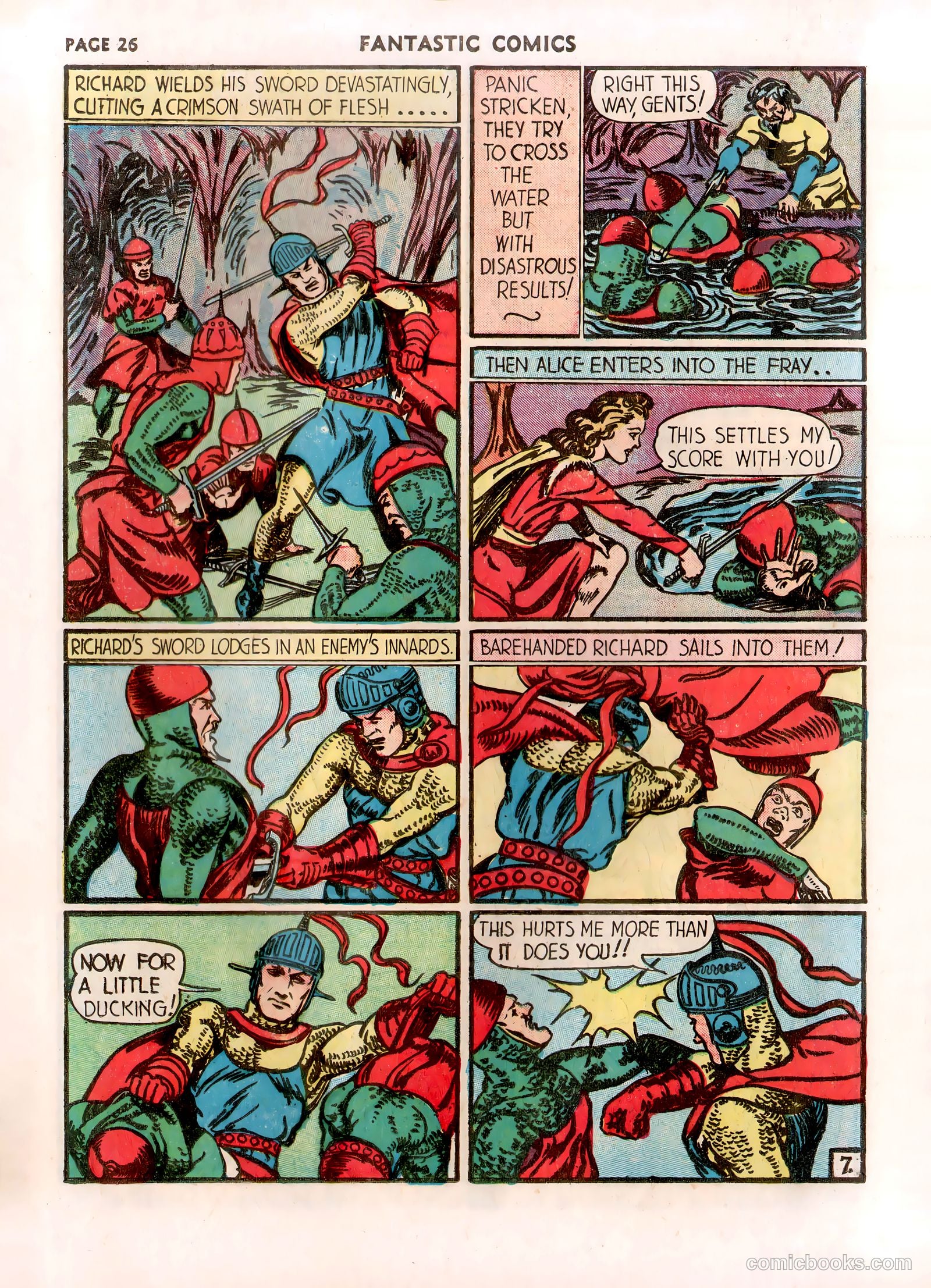Fantastic Comics #14 (1941) — page 28 of 67