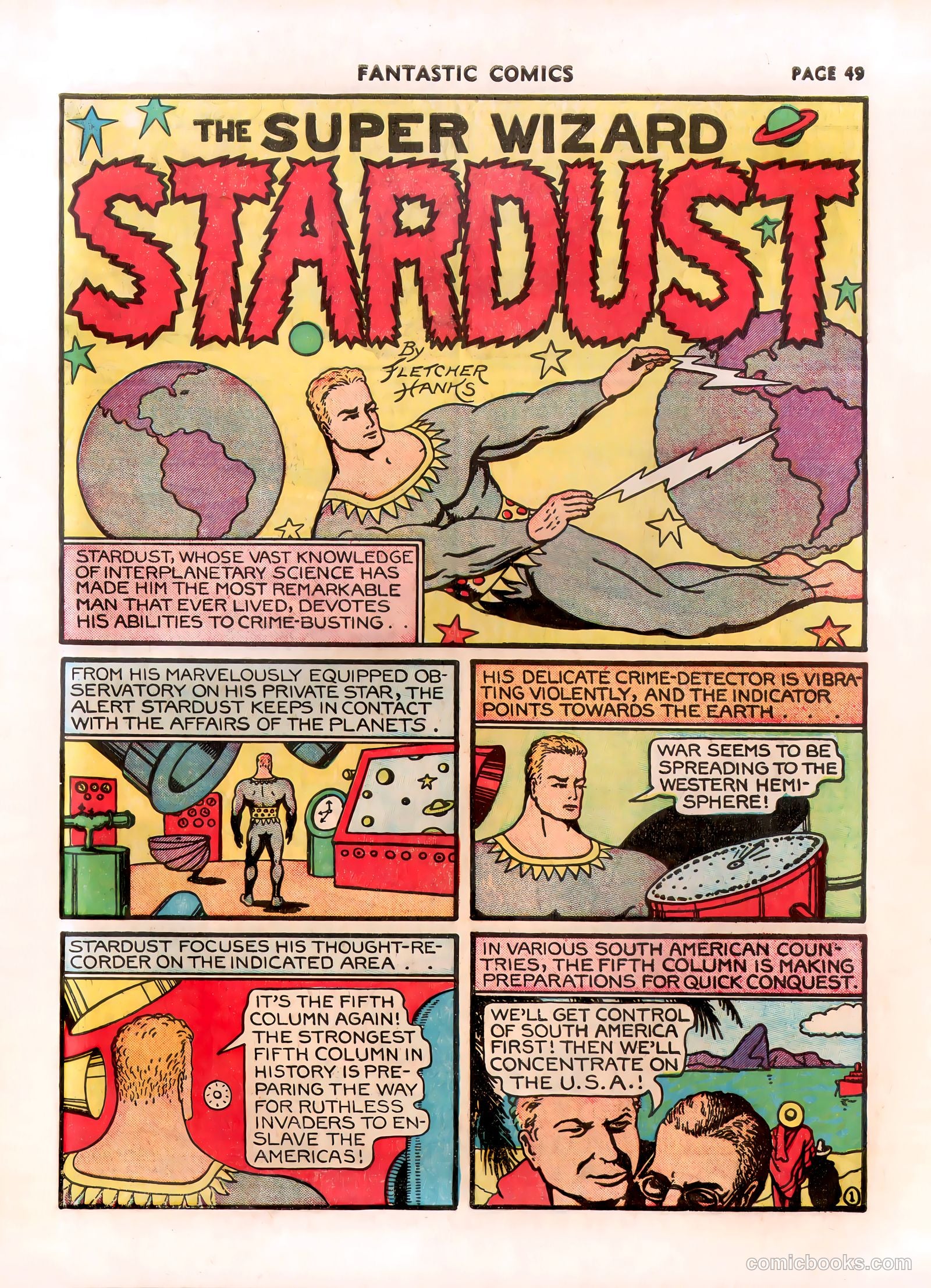 Fantastic Comics #14 (1941) — page 50 of 67