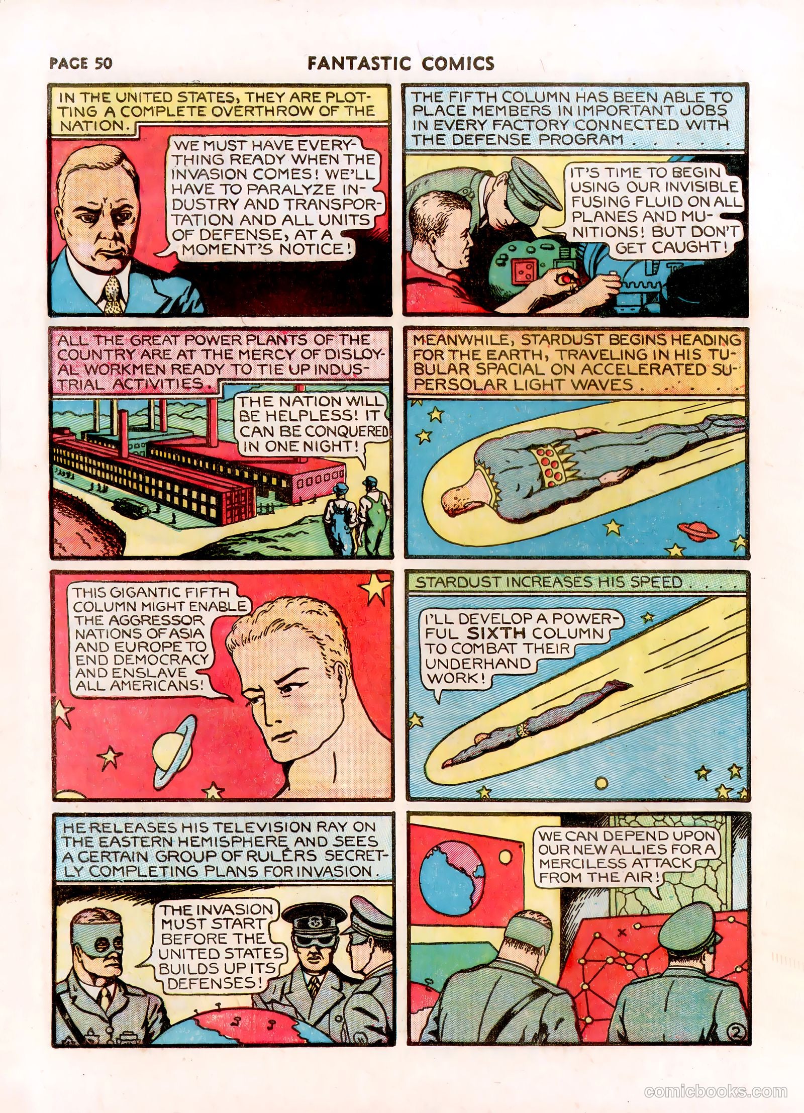 Fantastic Comics #14 (1941) — page 51 of 67