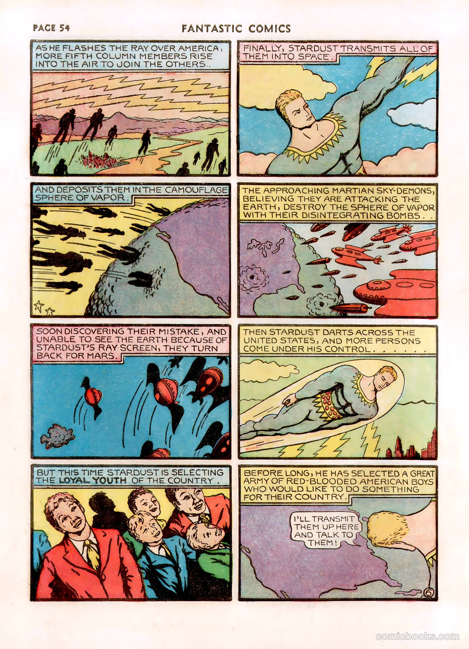 Fantastic Comics #14 (1941) — page 55 of 67