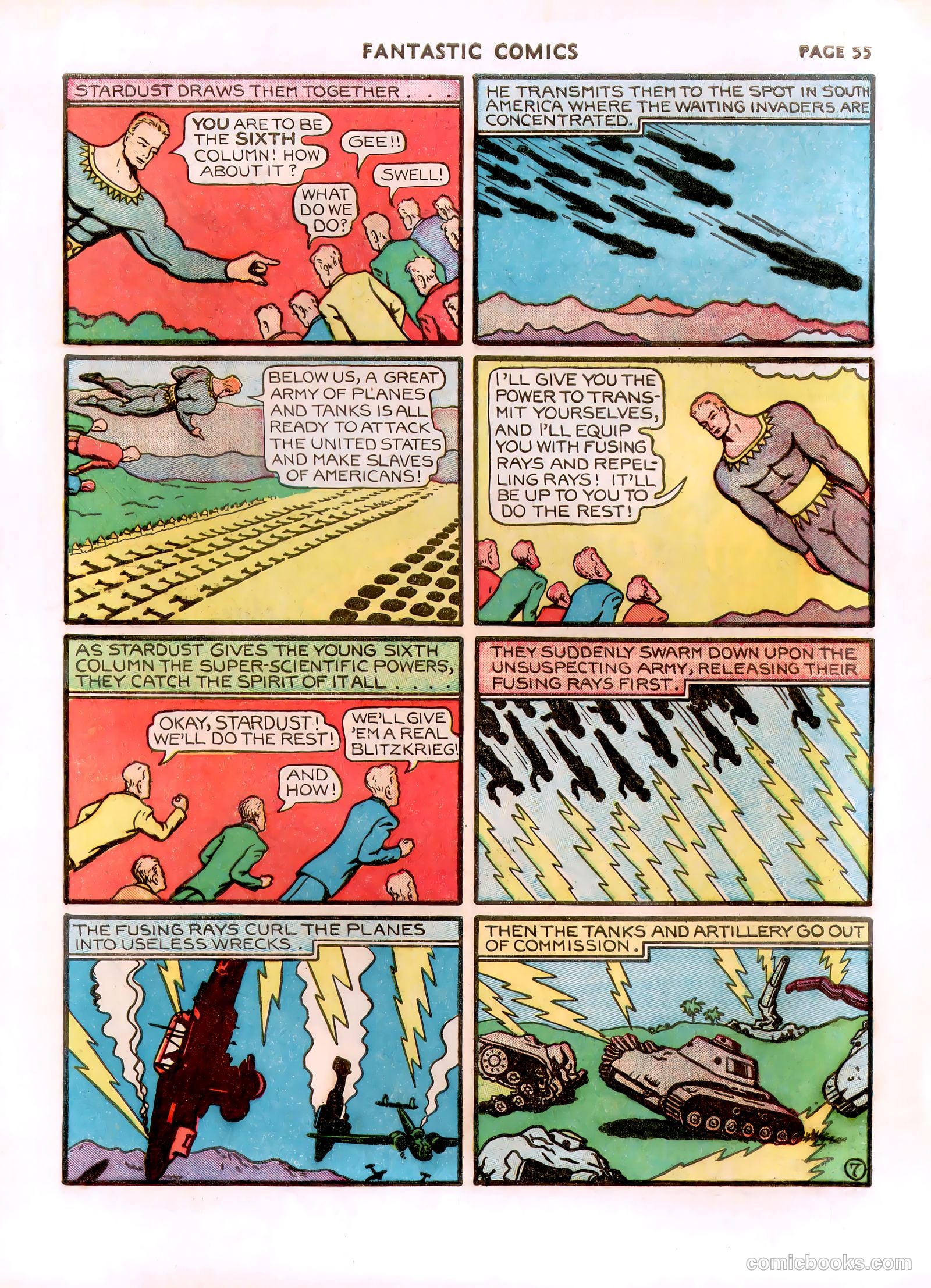 Fantastic Comics #14 (1941) — page 56 of 67