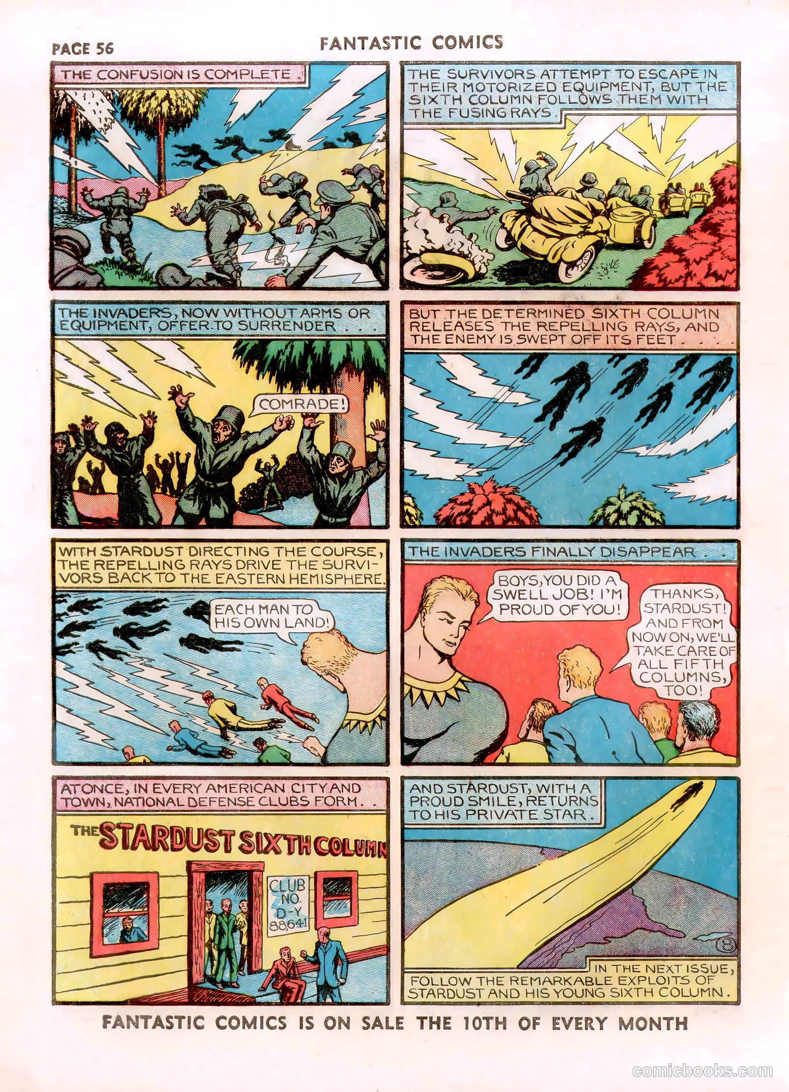 Fantastic Comics #14 (1941) — page 57 of 67
